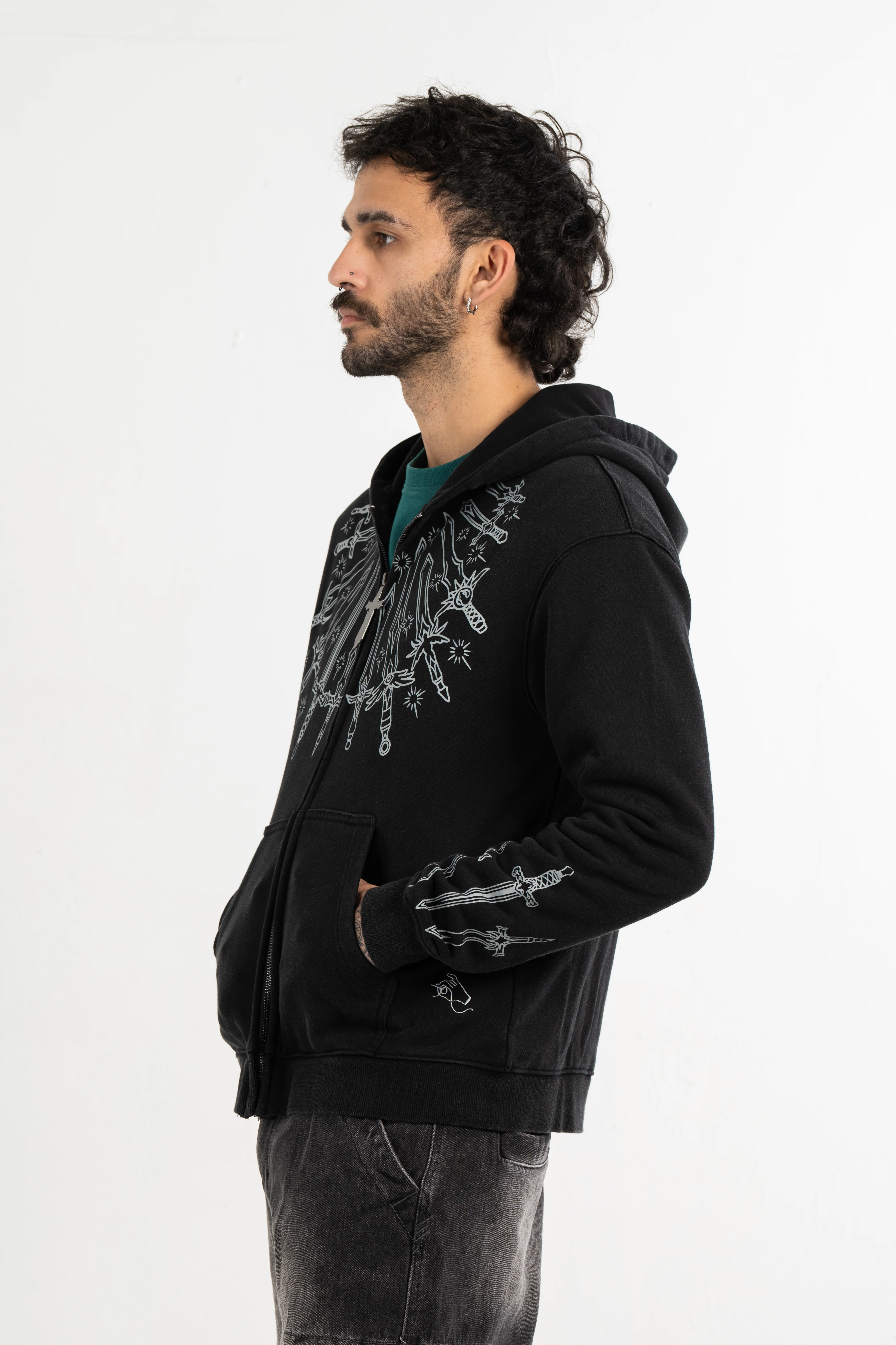 10 Billion Swords Hoodie - Image 8