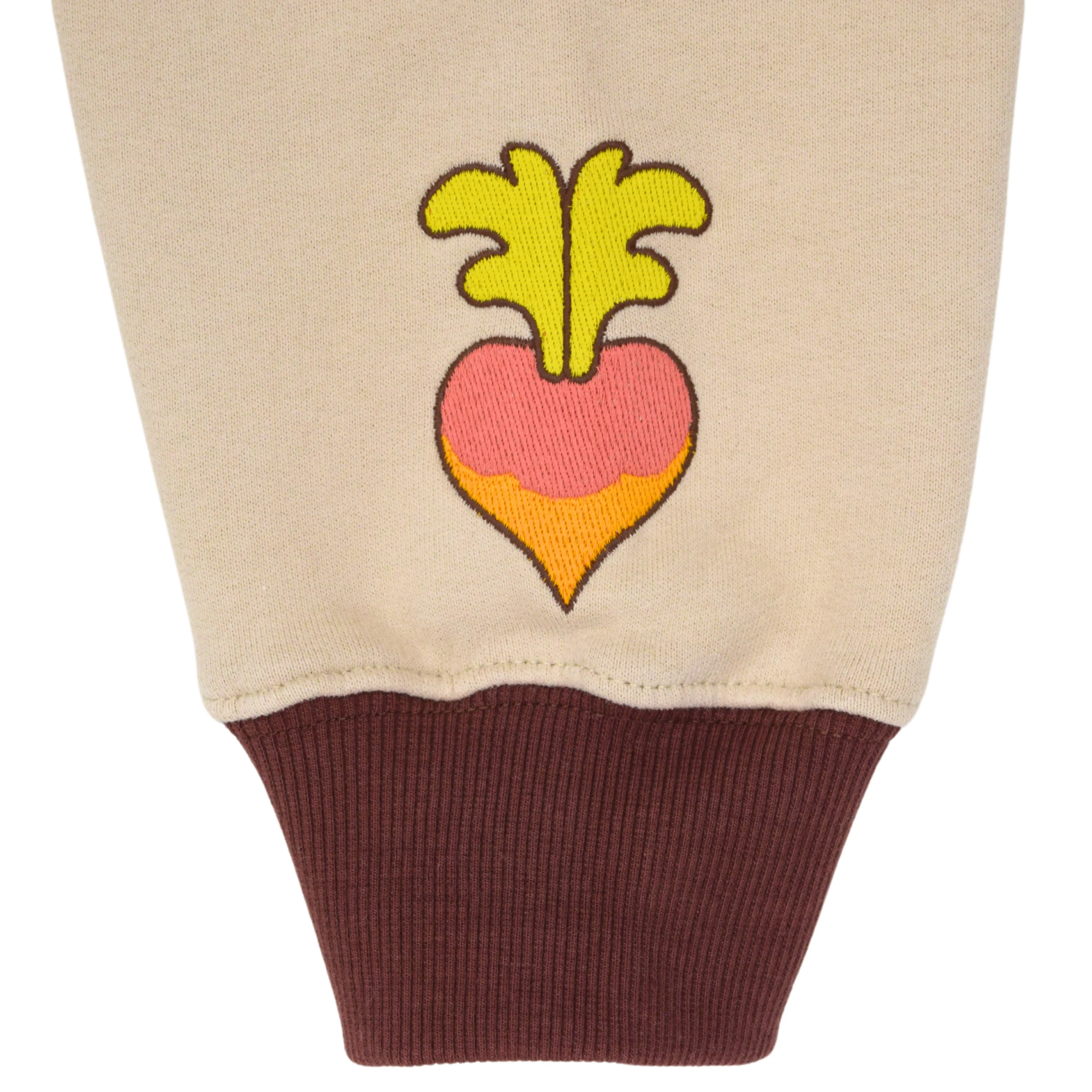Beige Farming Mock Neck Sweater - Image 6