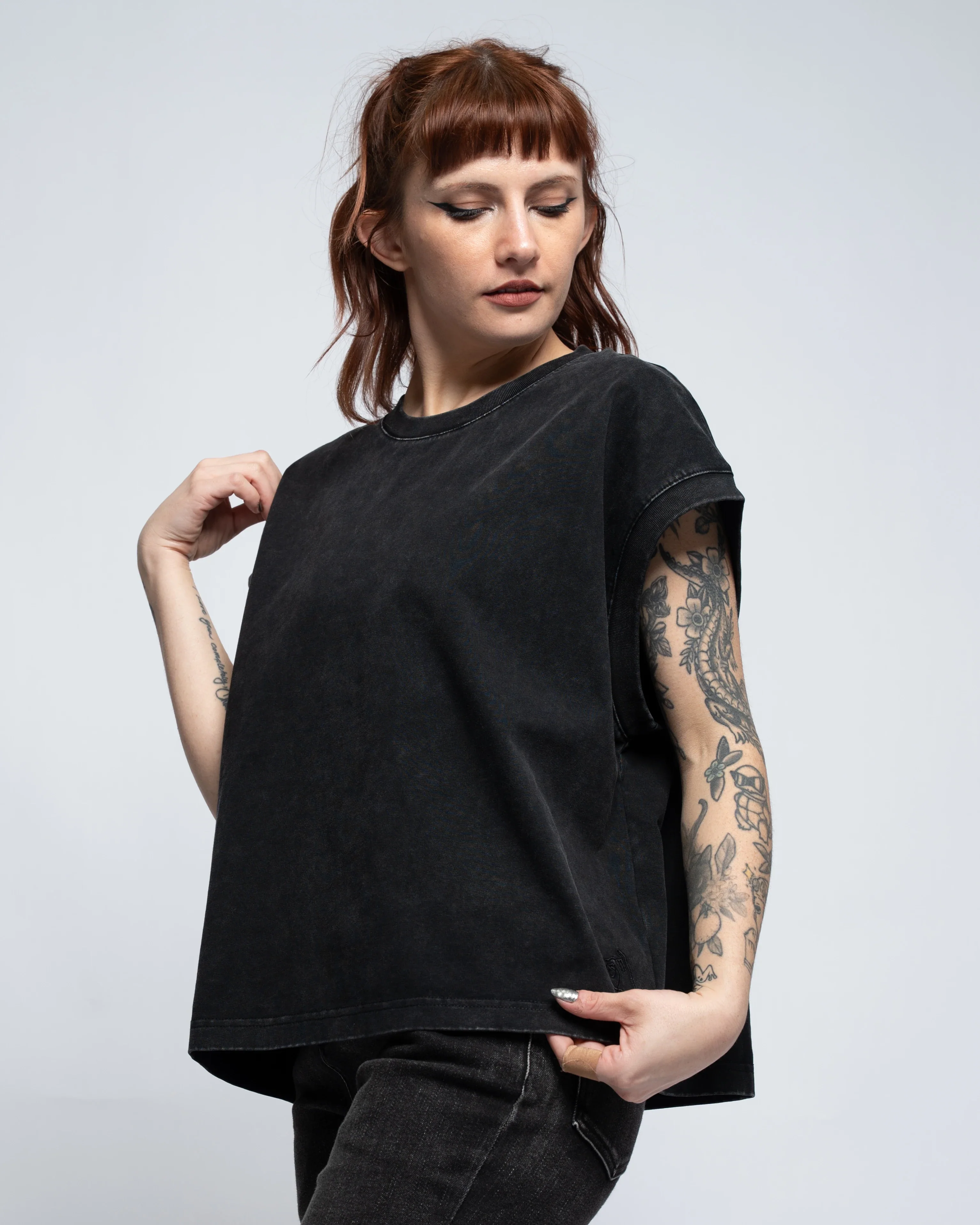 Black Washed Tank - Image 5
