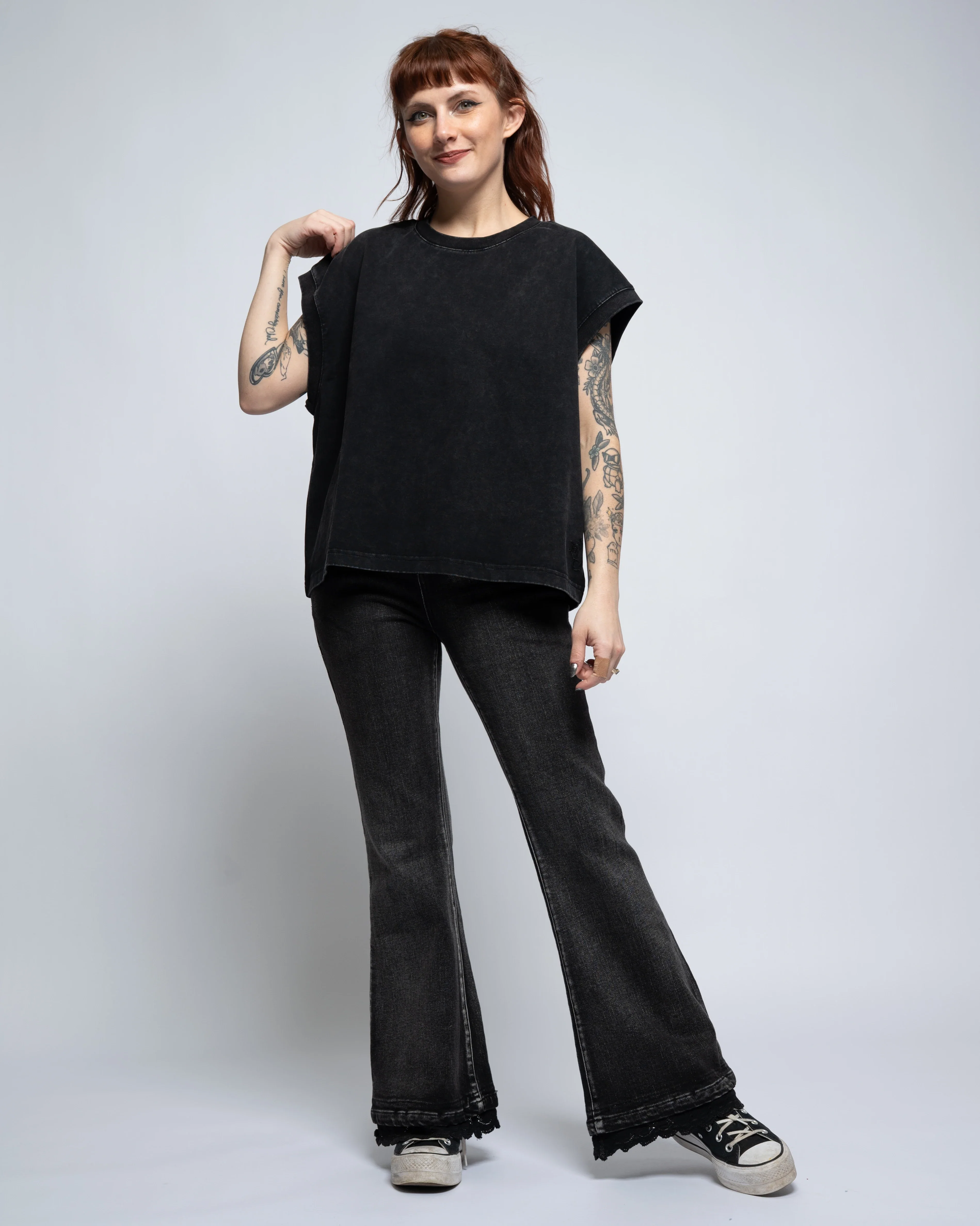 Black Washed Tank - Image 6