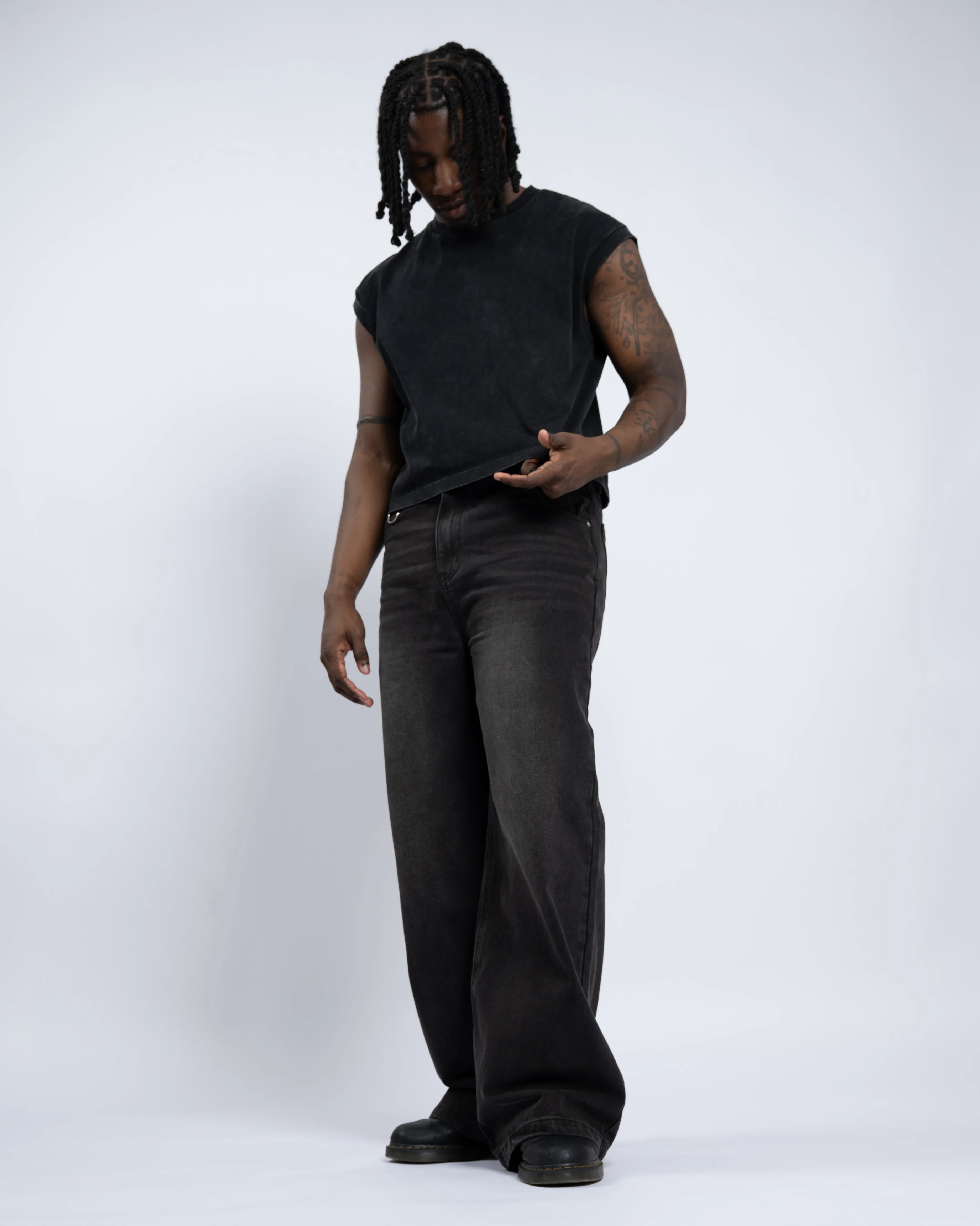 Black Washed Tank - Image 8