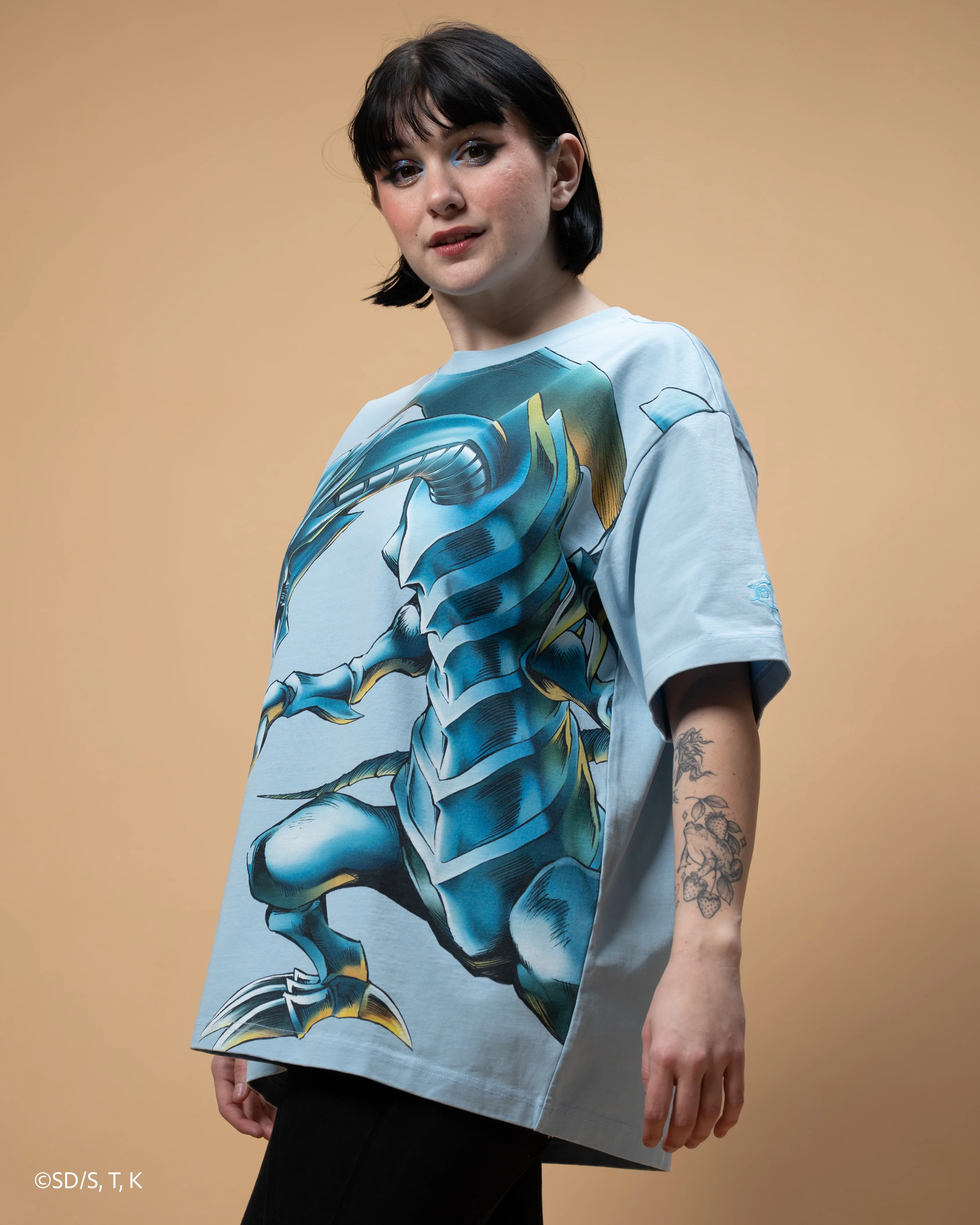 Blue Eyes White Dragon Card Tee - Image 5