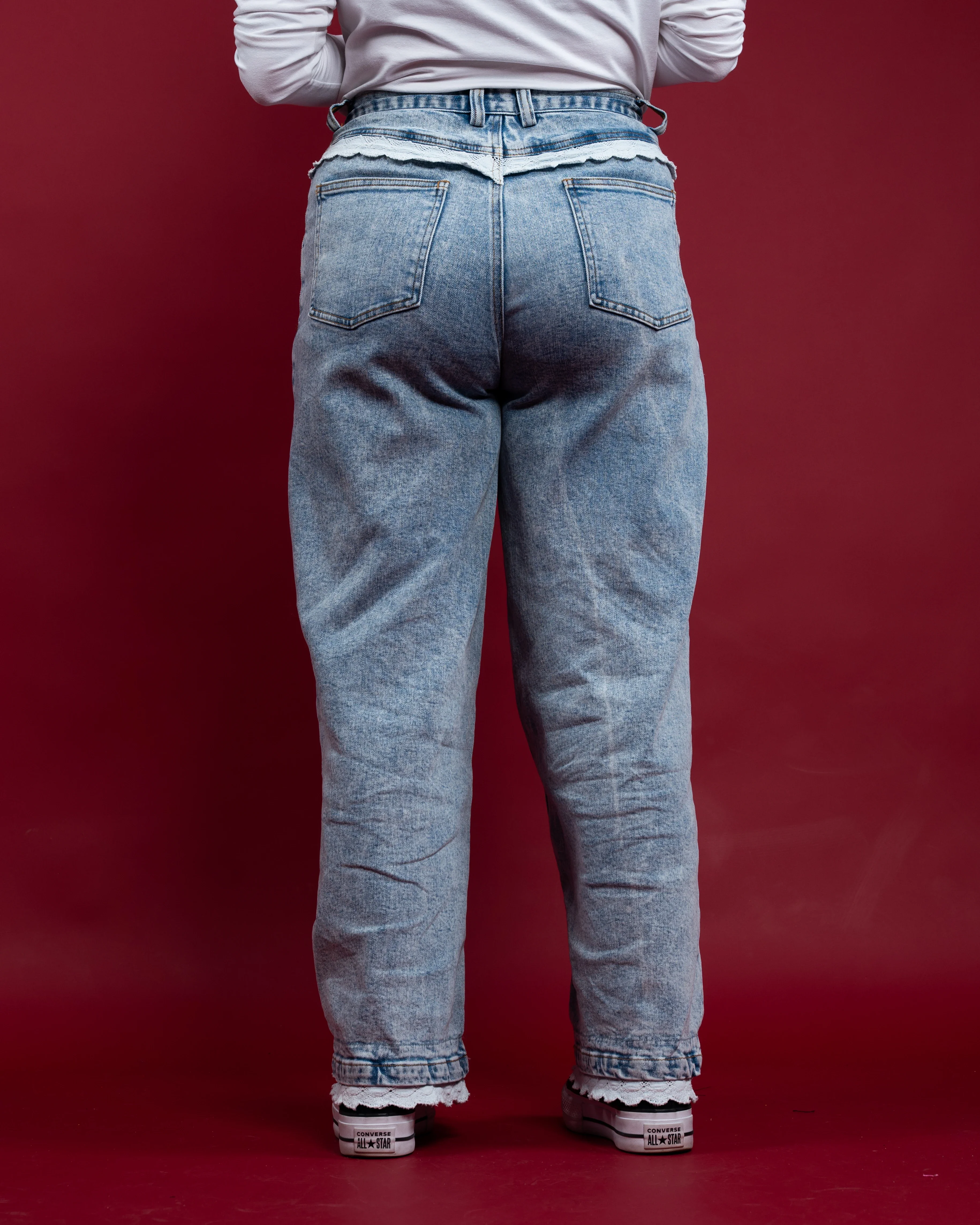 Blue Lace Jeans - Image 19