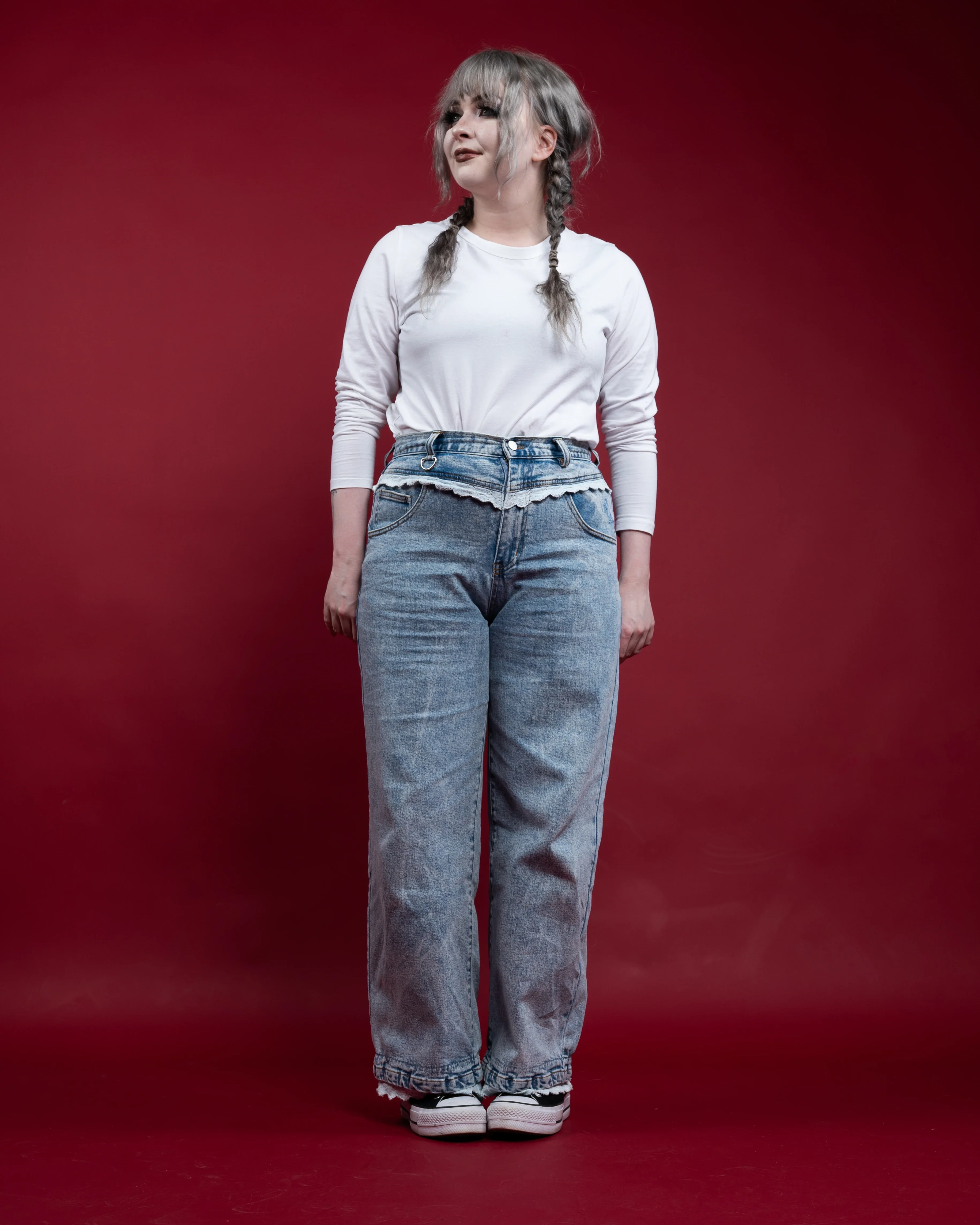 Blue Lace Jeans - Image 20