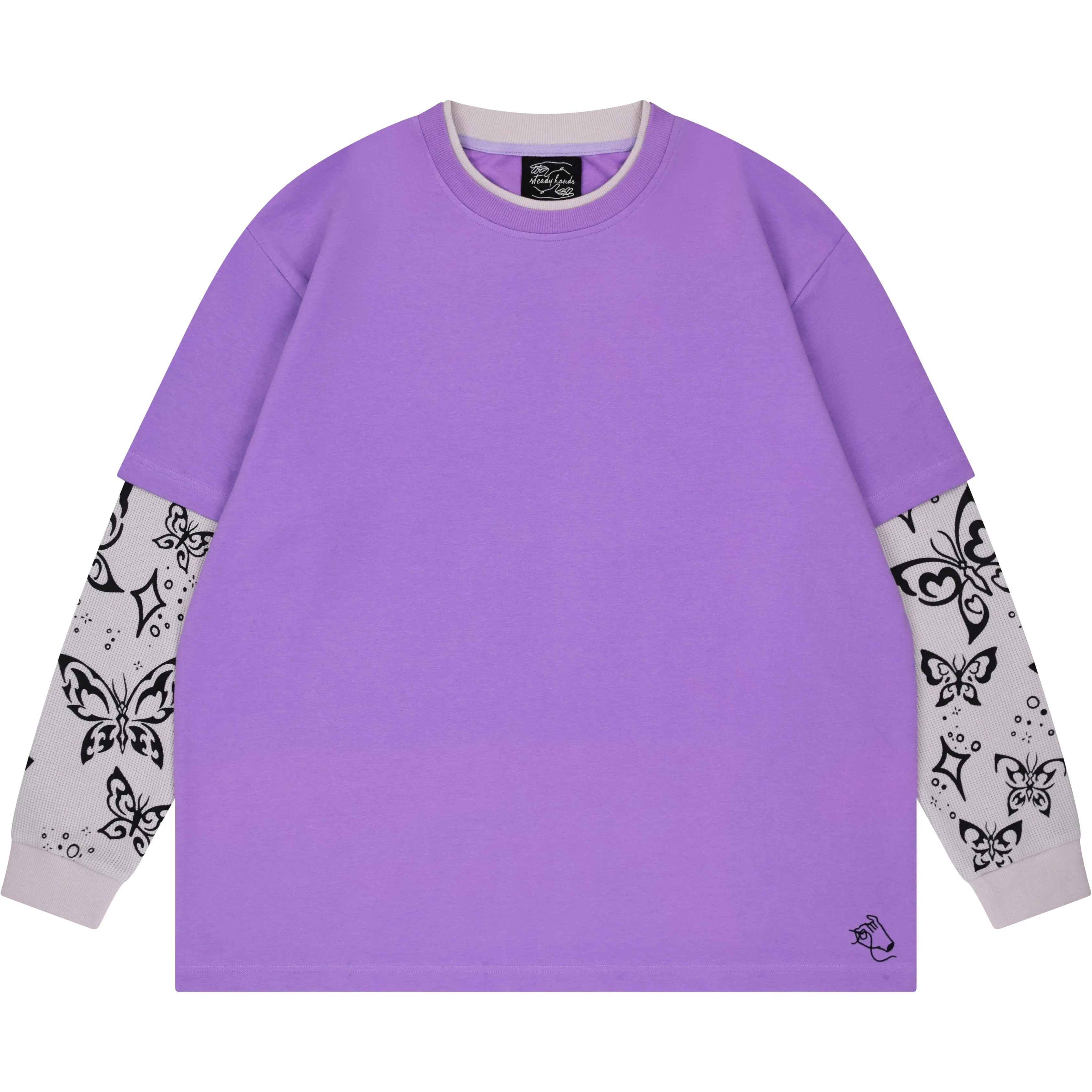Butterfly Stick and Poke Long Sleeve