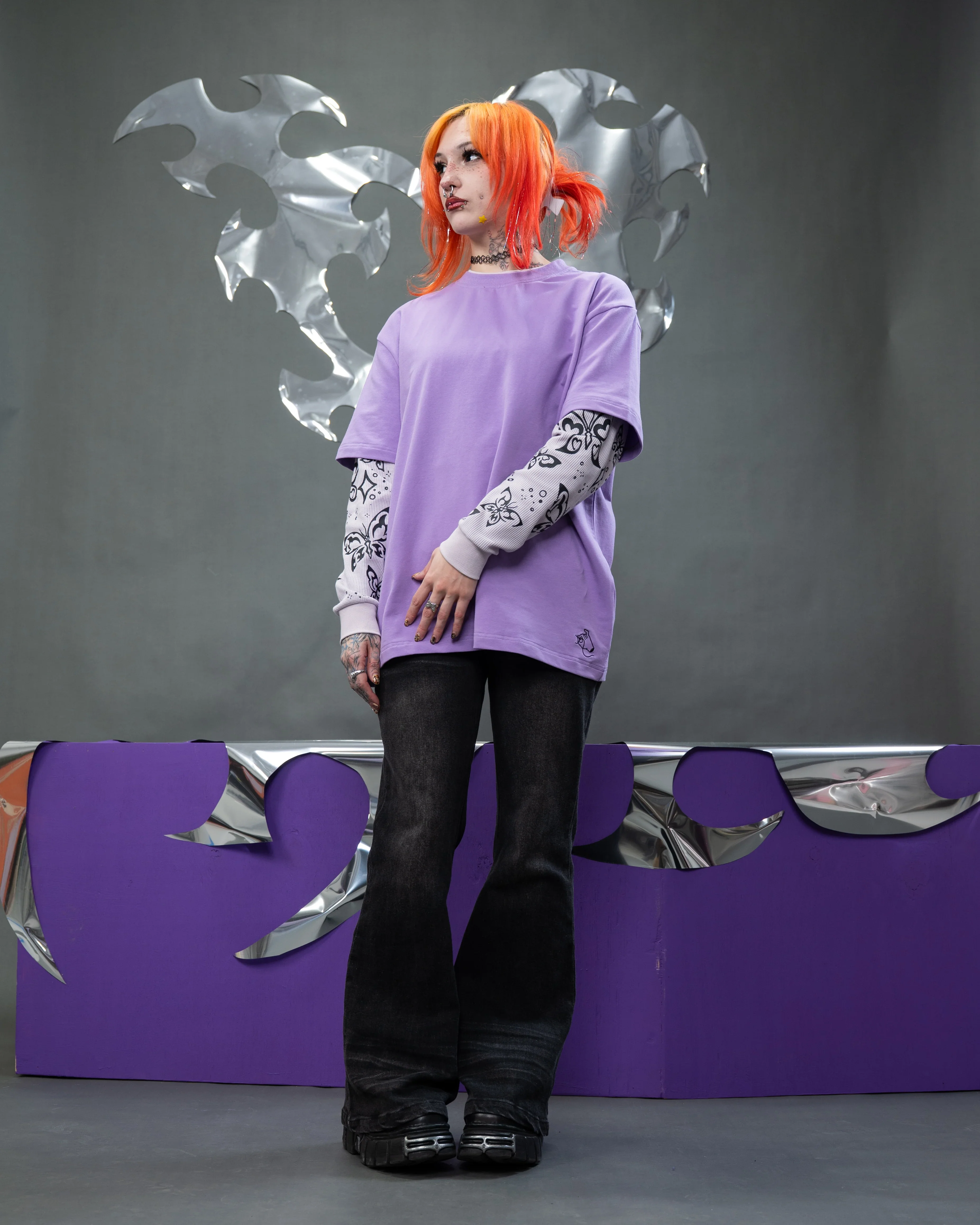 Butterfly Stick and Poke Long Sleeve - Image 3