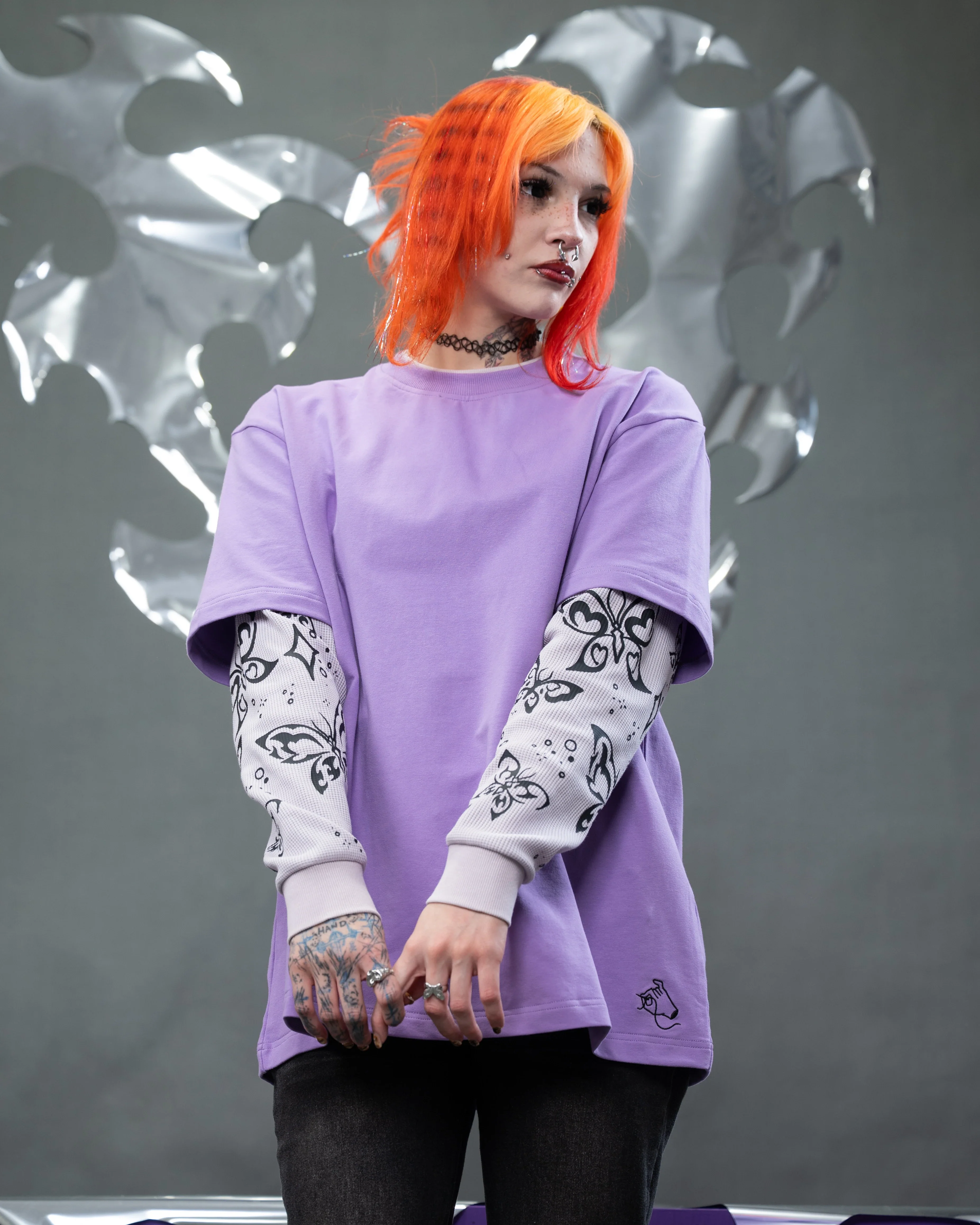 Butterfly Stick and Poke Long Sleeve - Image 5