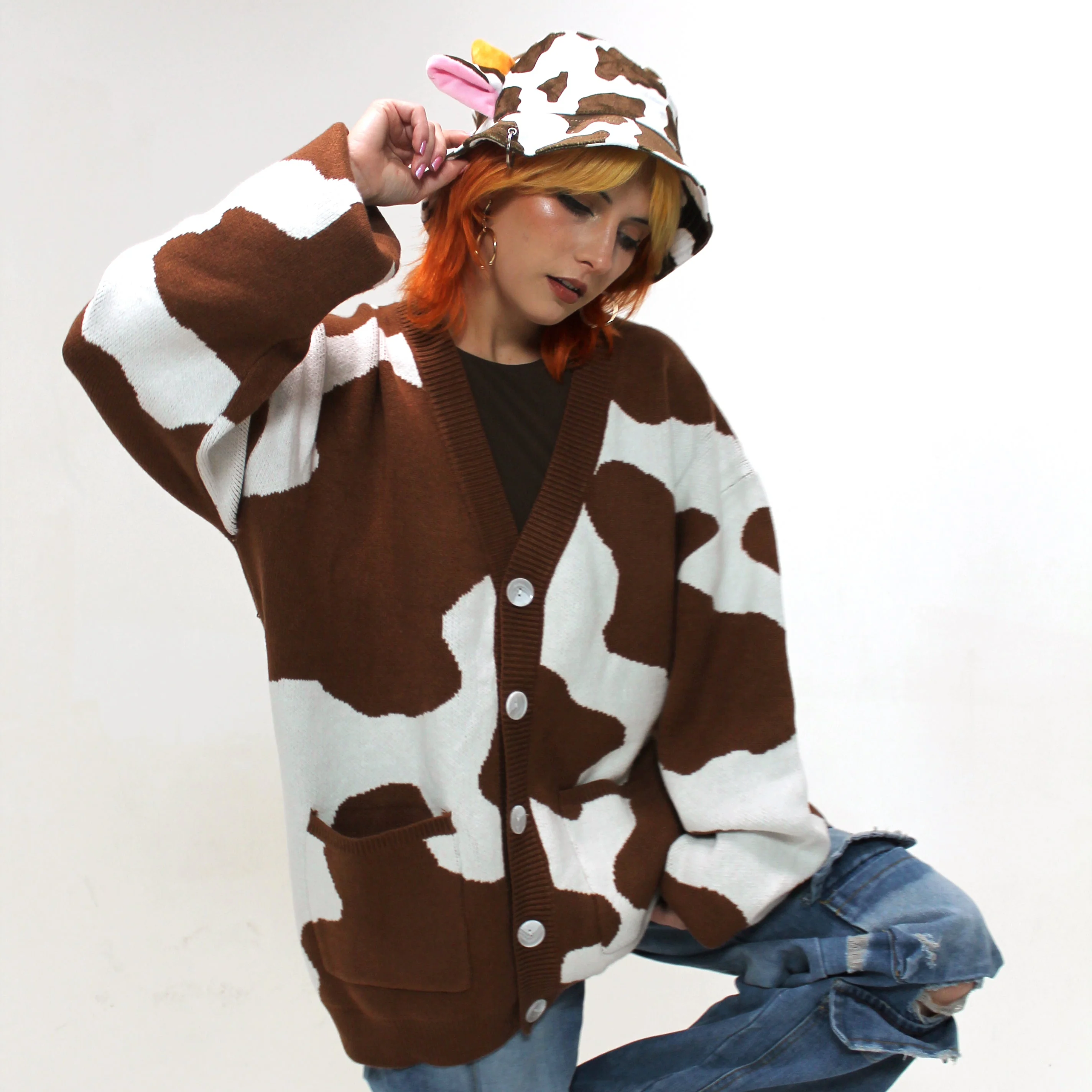 Chocolate Cow Bucket Hat - Image 4