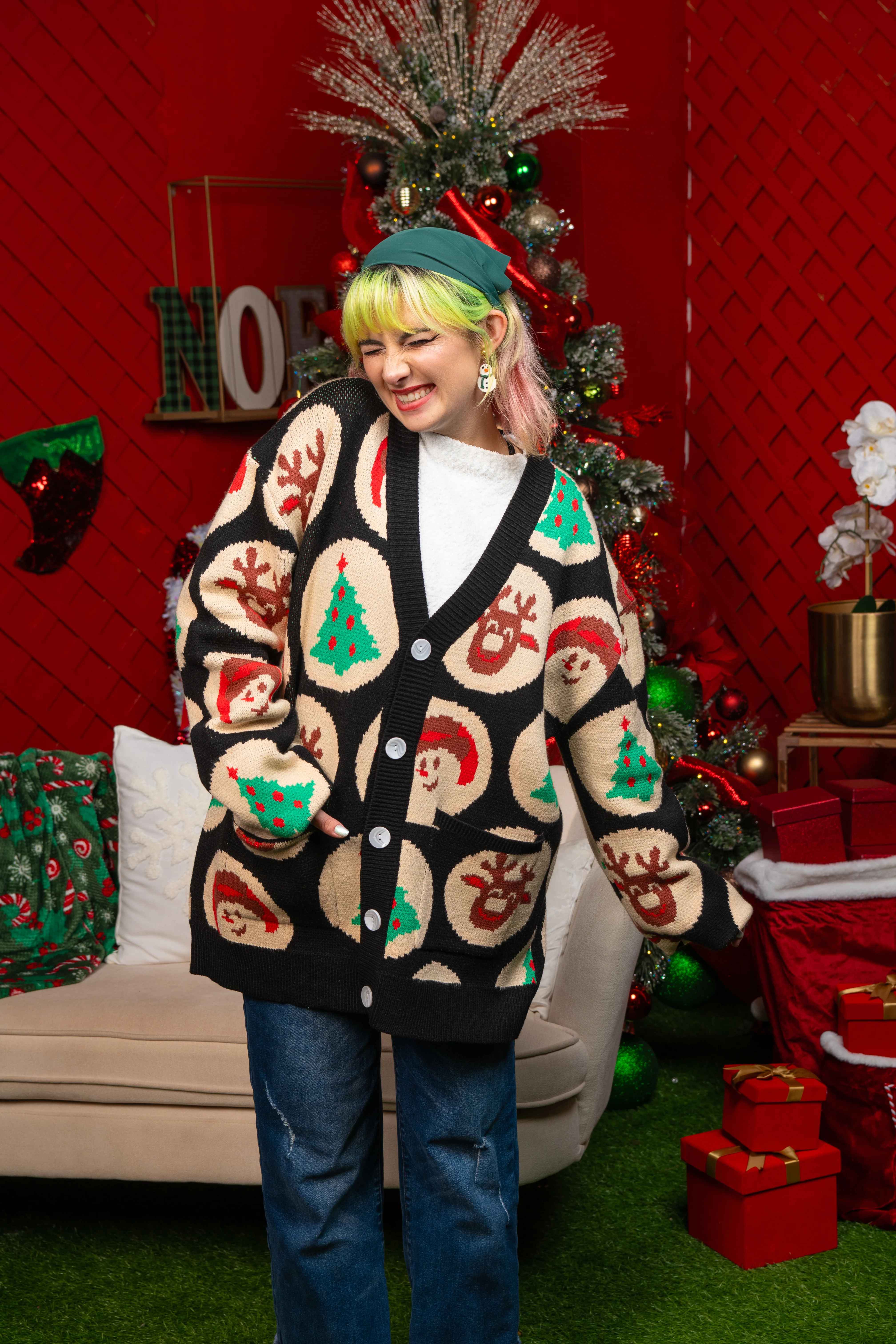 Christmas Cookie Cardigan - Image 6