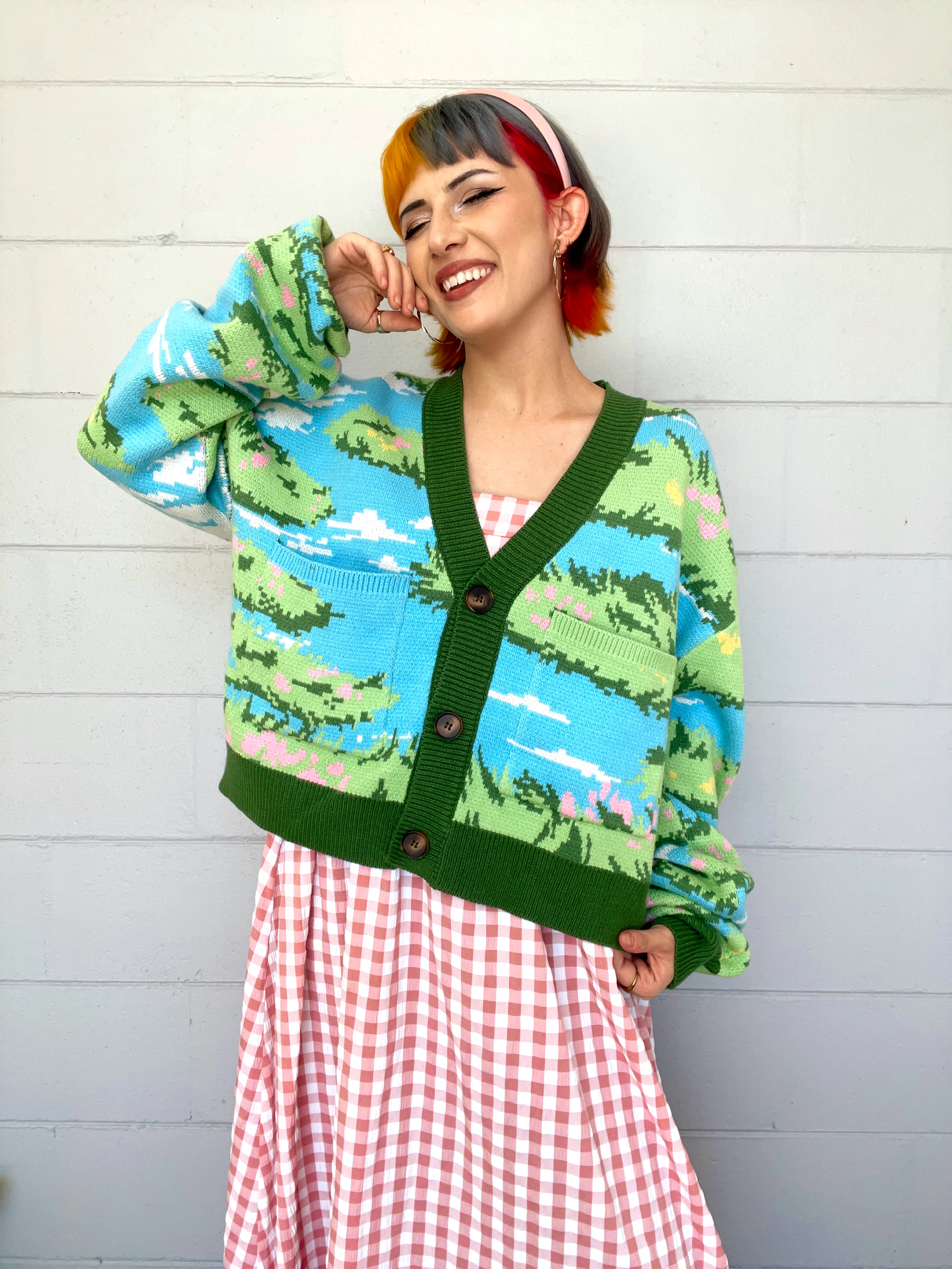 Cropped Garden Cardigan - Image 3
