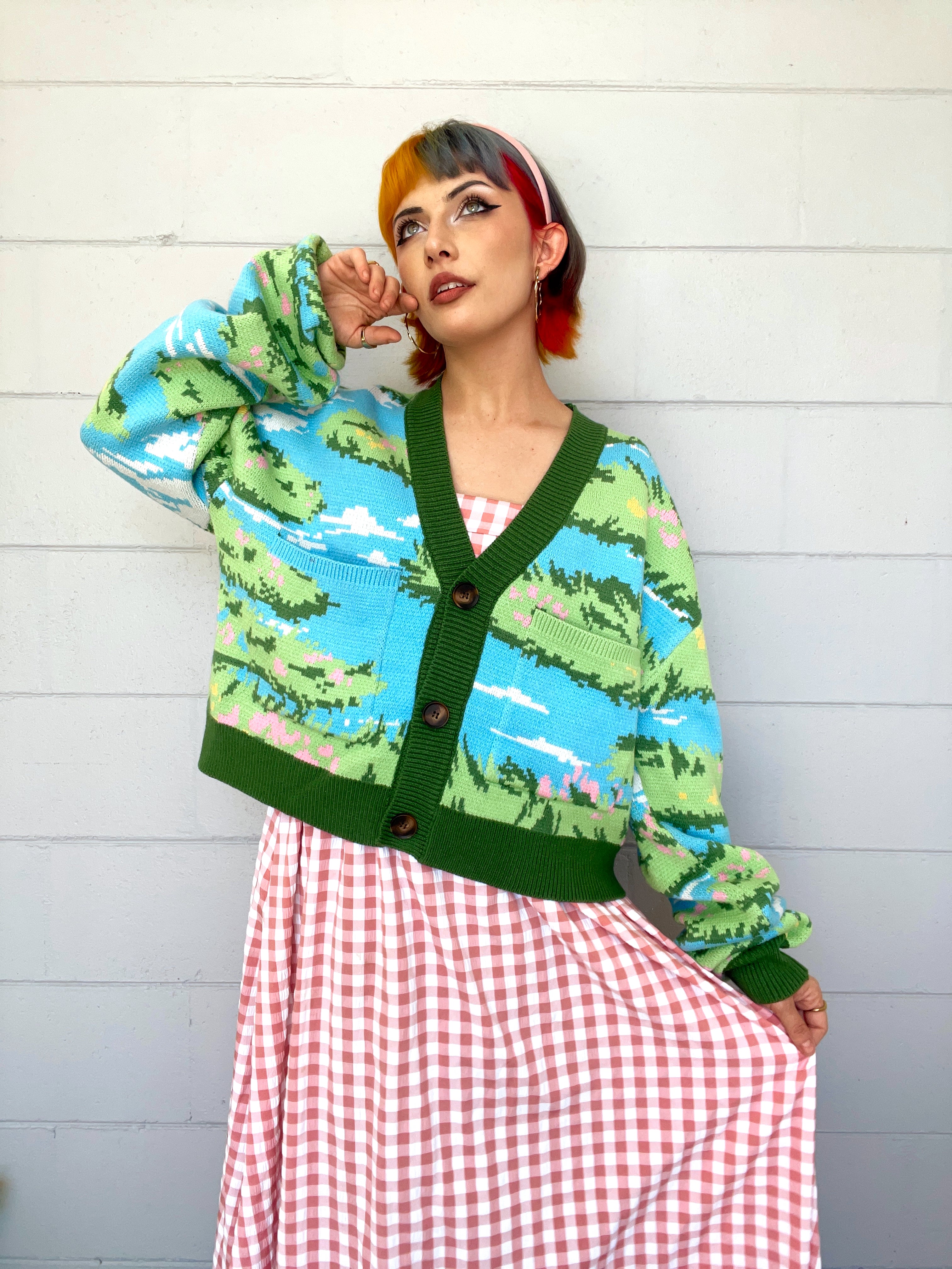 Cropped Garden Cardigan - Image 4