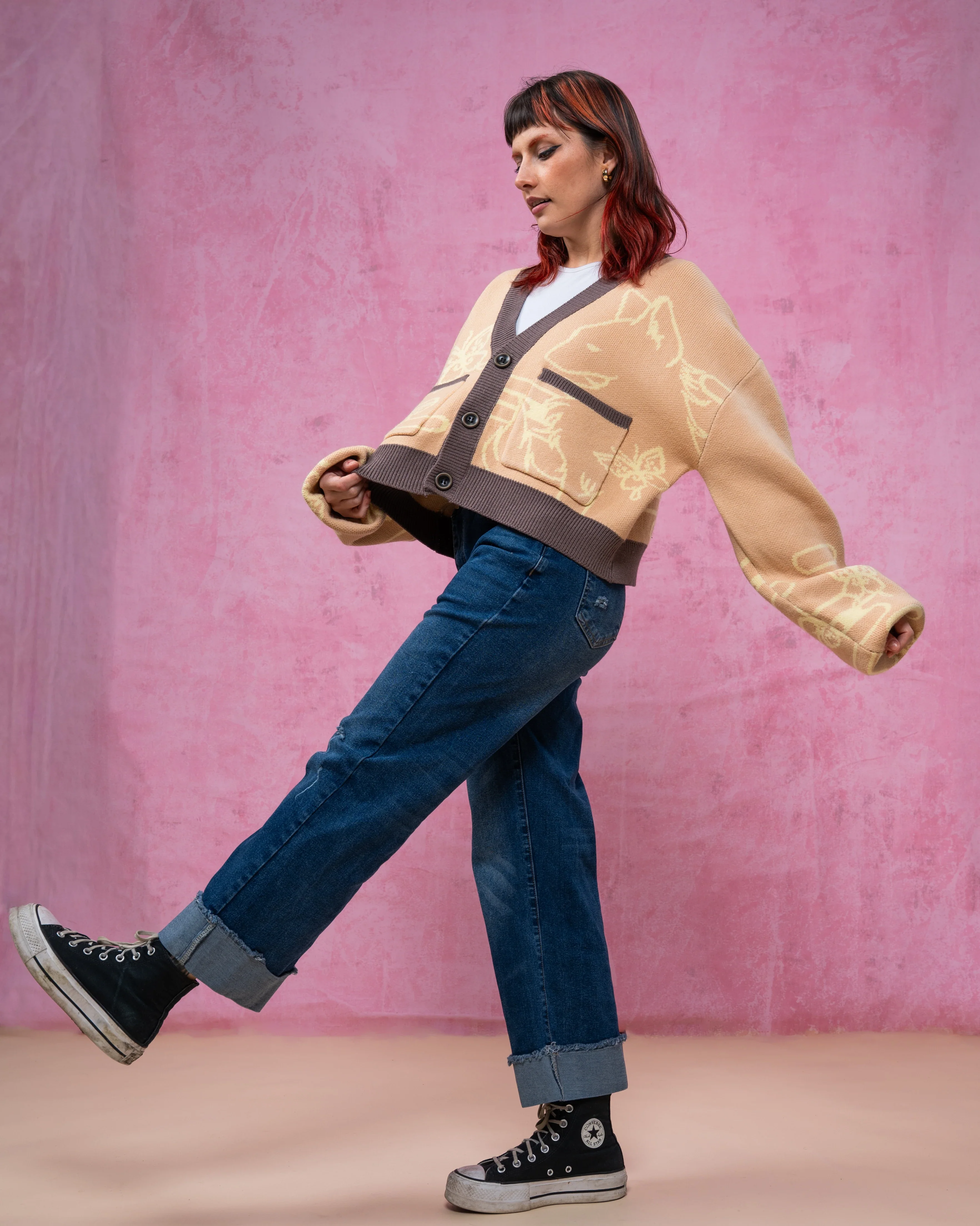 Cropped Kamisama Cardigan - Image 6