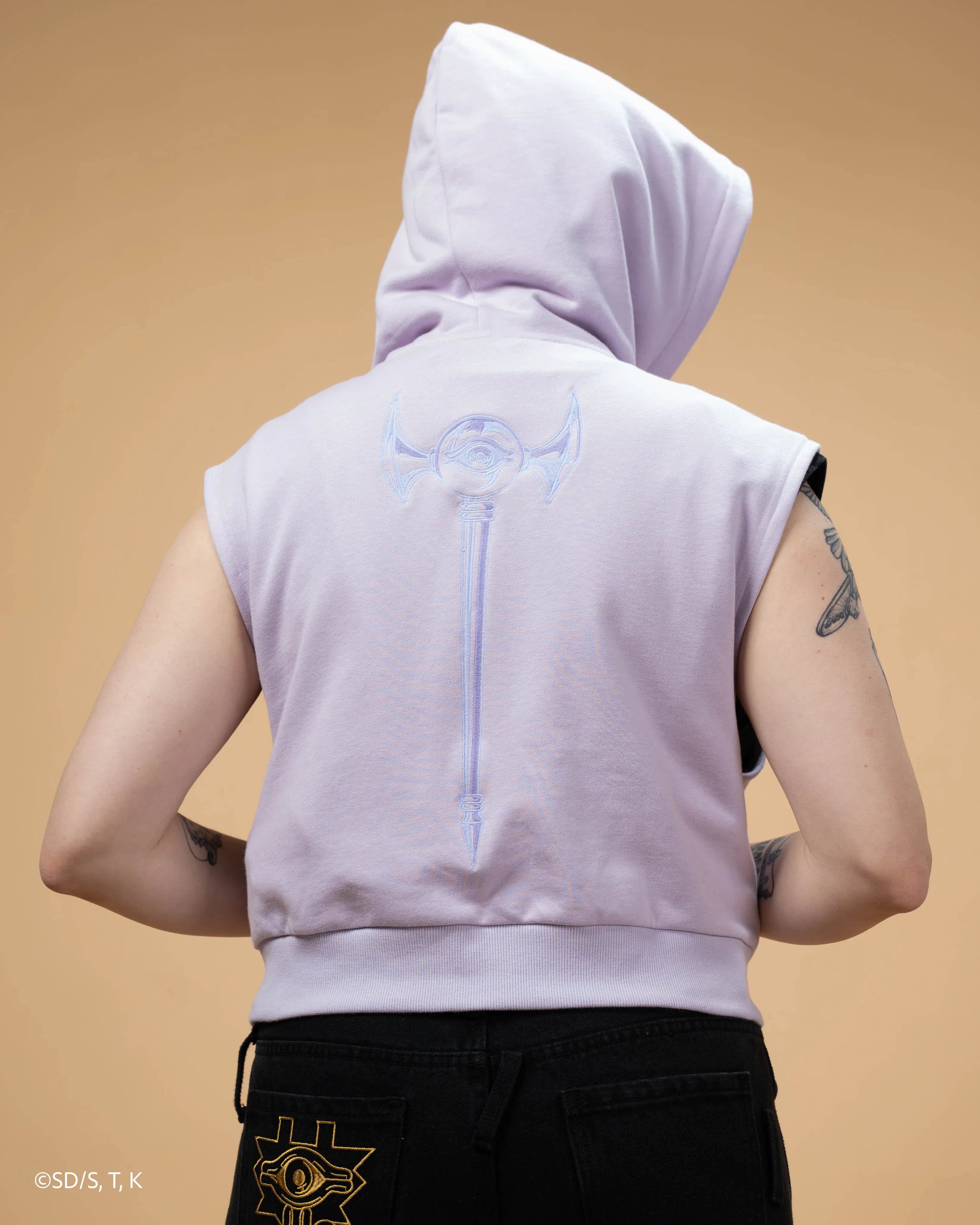 Cropped Marik Millennium Rod Hoodie - Image 10