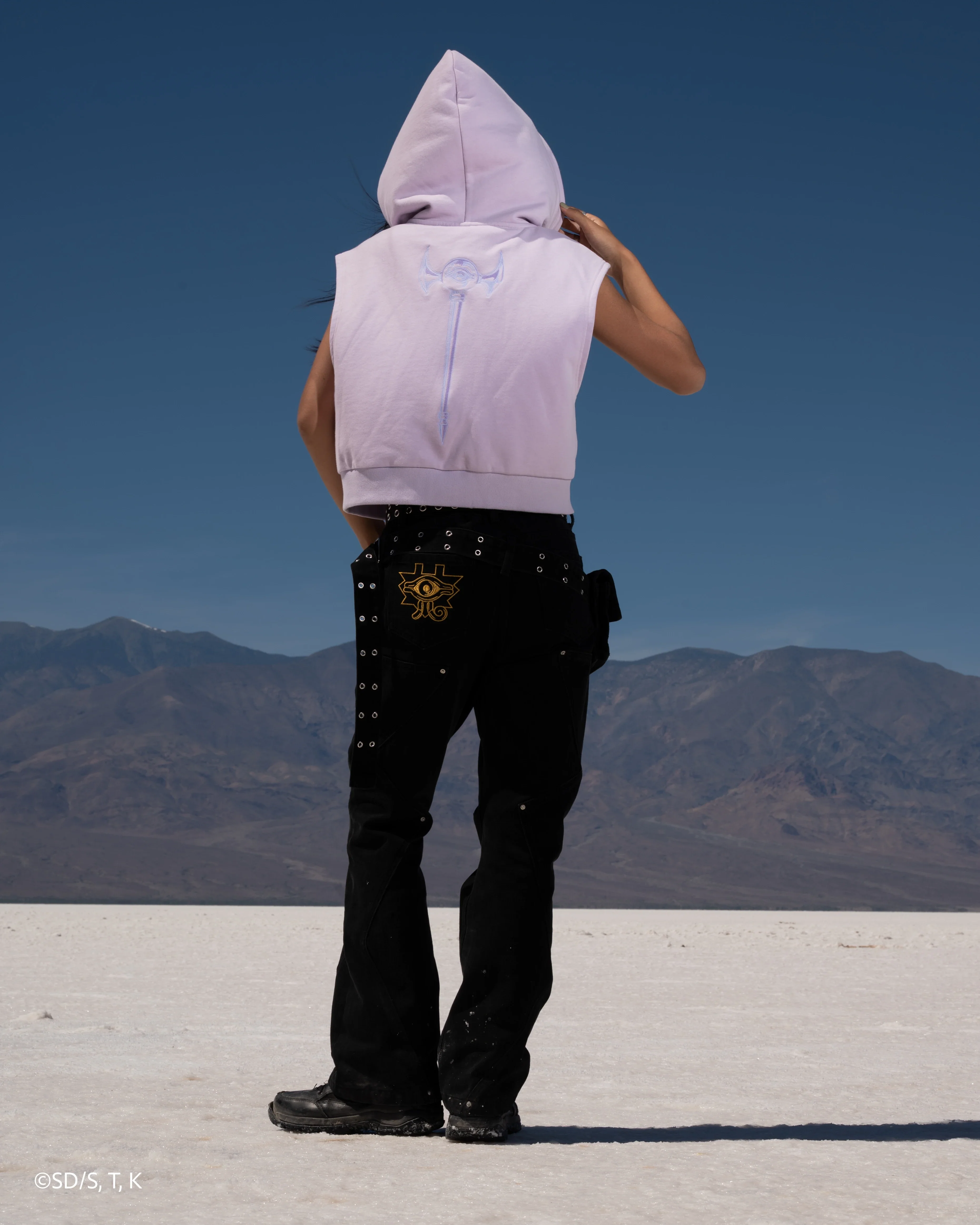 Cropped Marik Millennium Rod Hoodie - Image 3