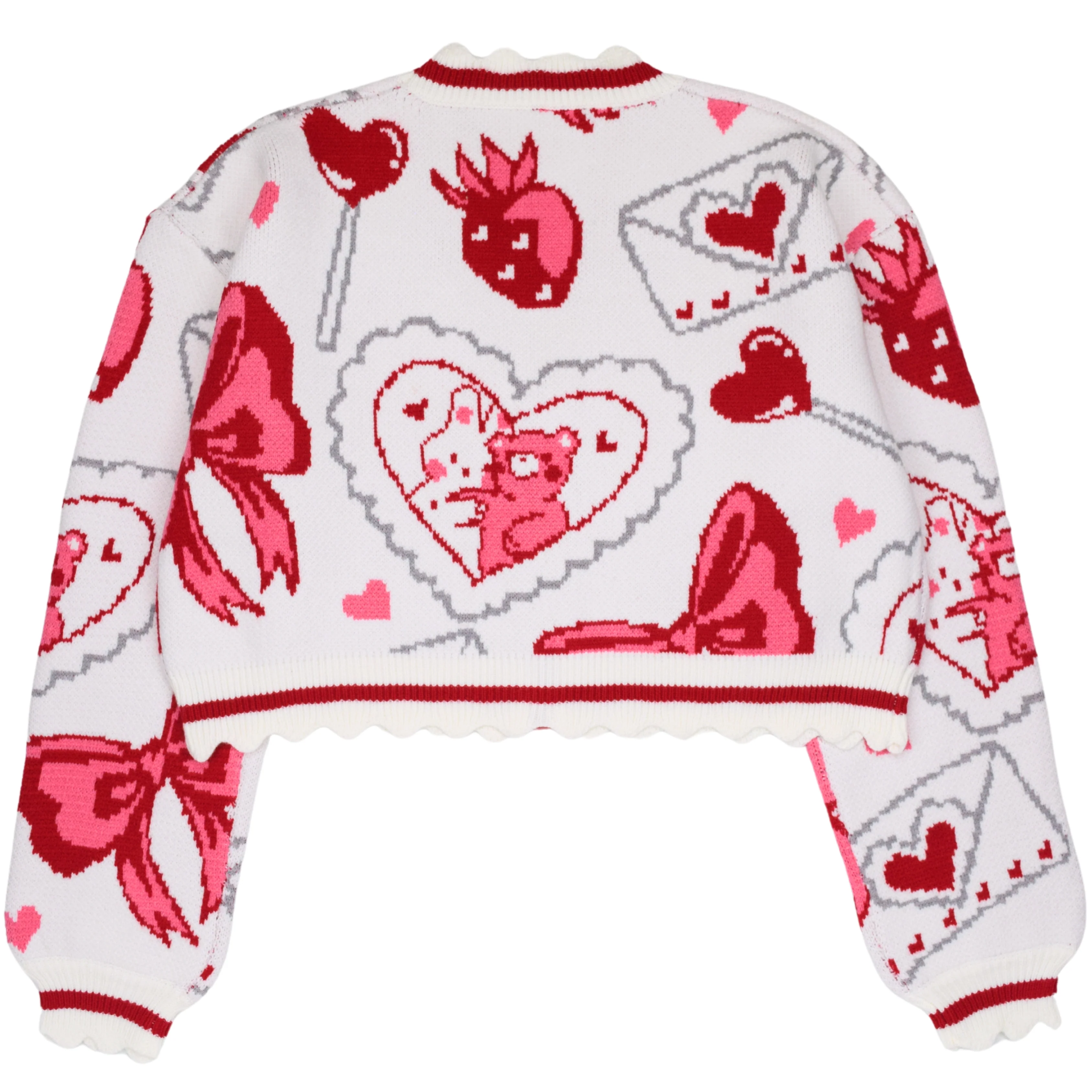 Cropped Valentine Cardigan - Image 2