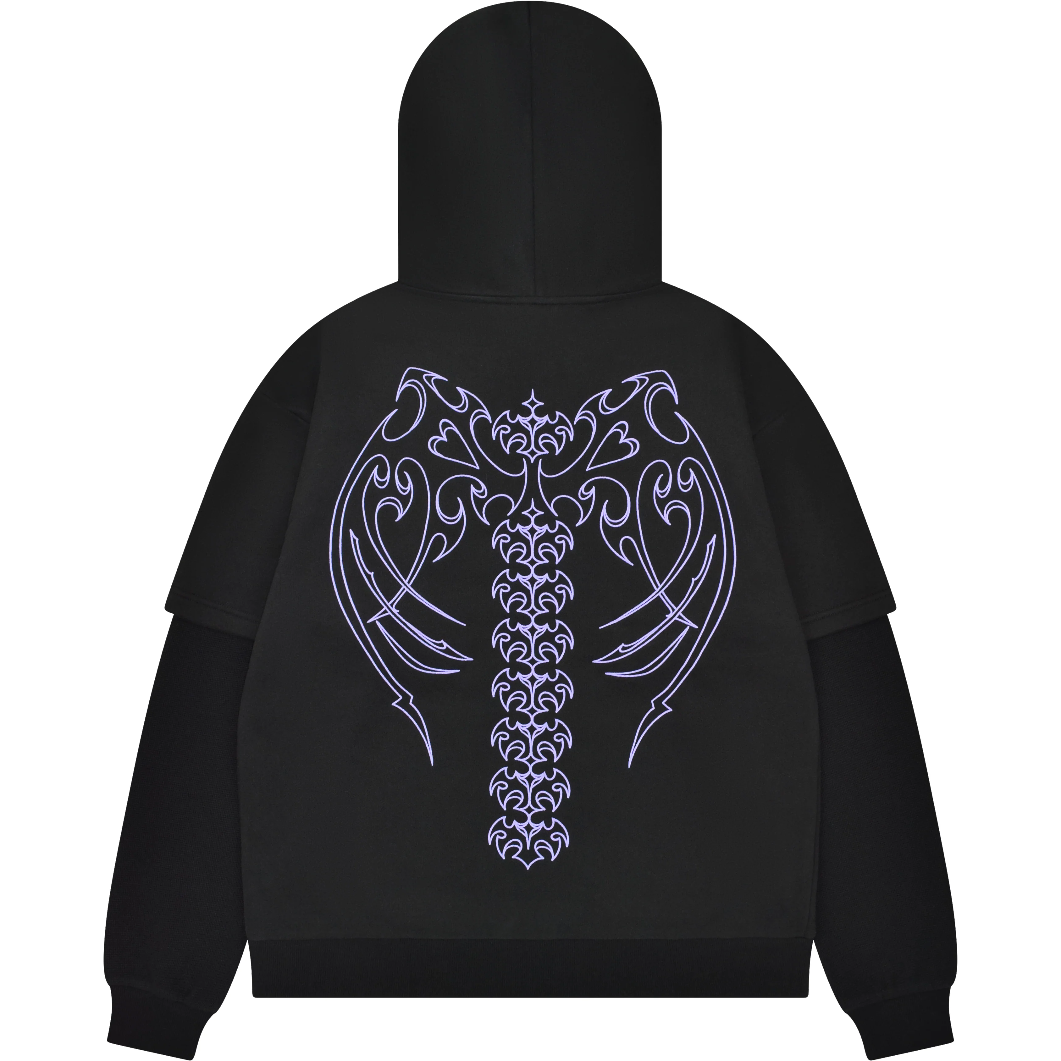 Cyber Angel Zip Up Hoodie