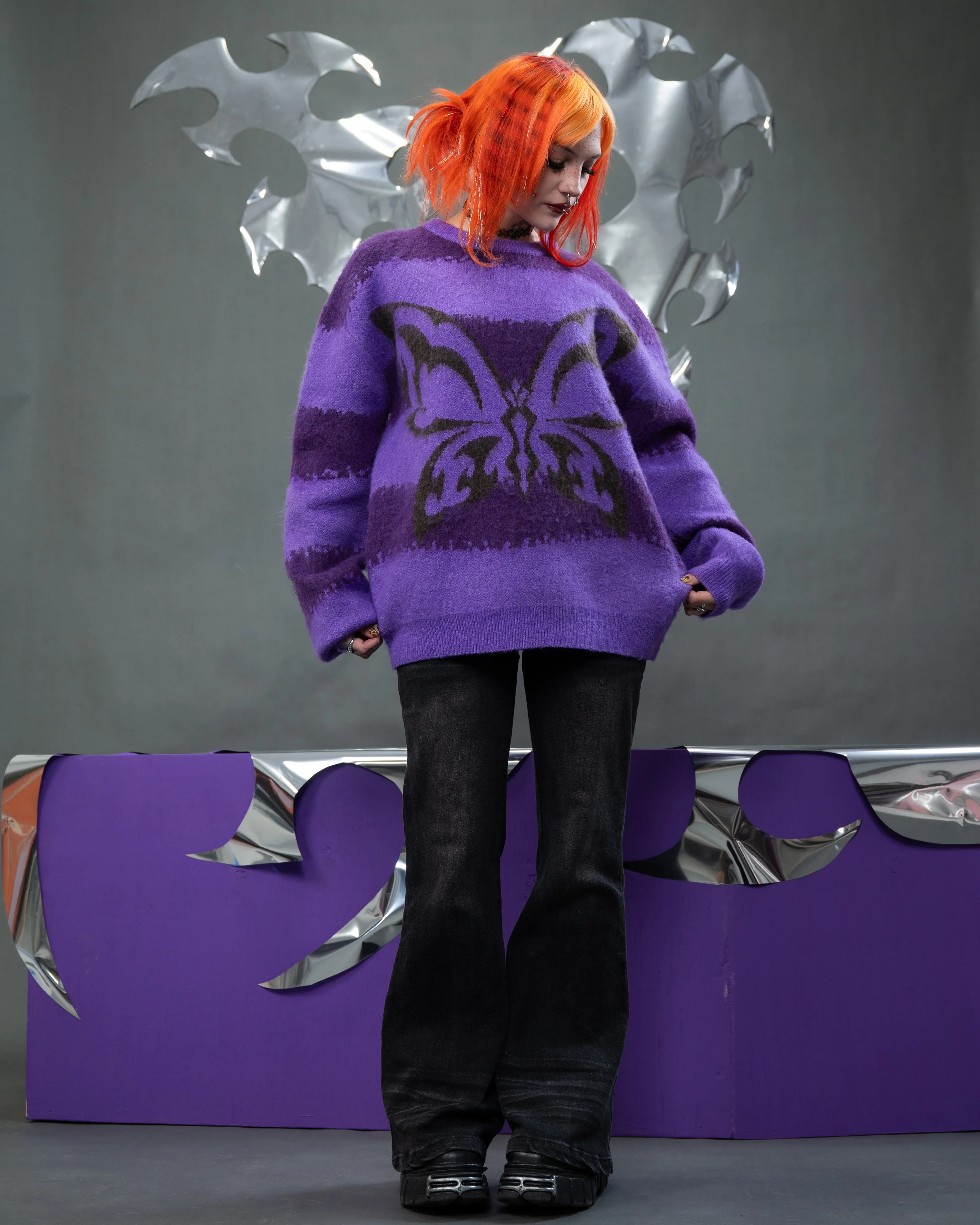 Cyber Butterfly Sweater - Image 3