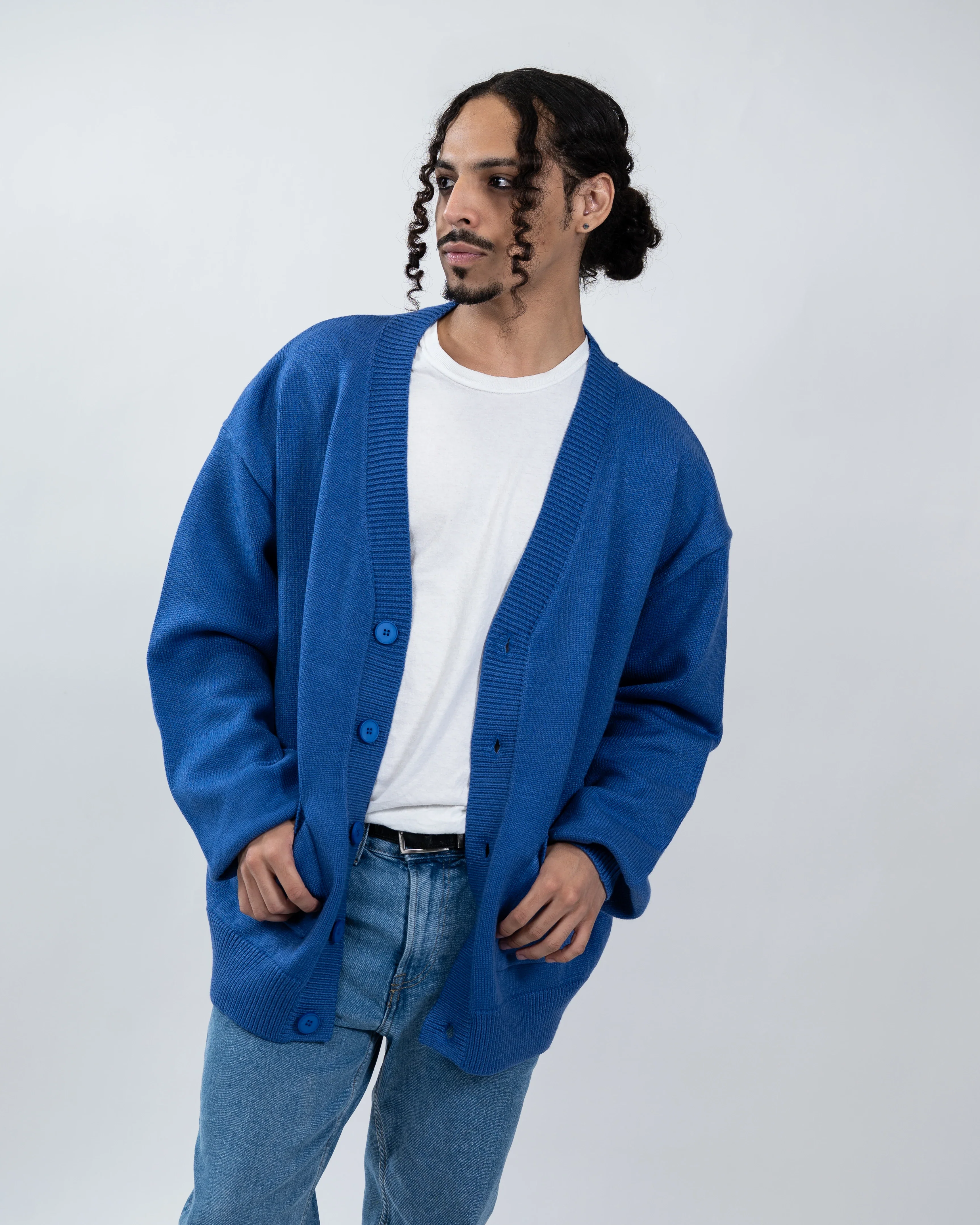 Dark Blue Cardigan - Image 5