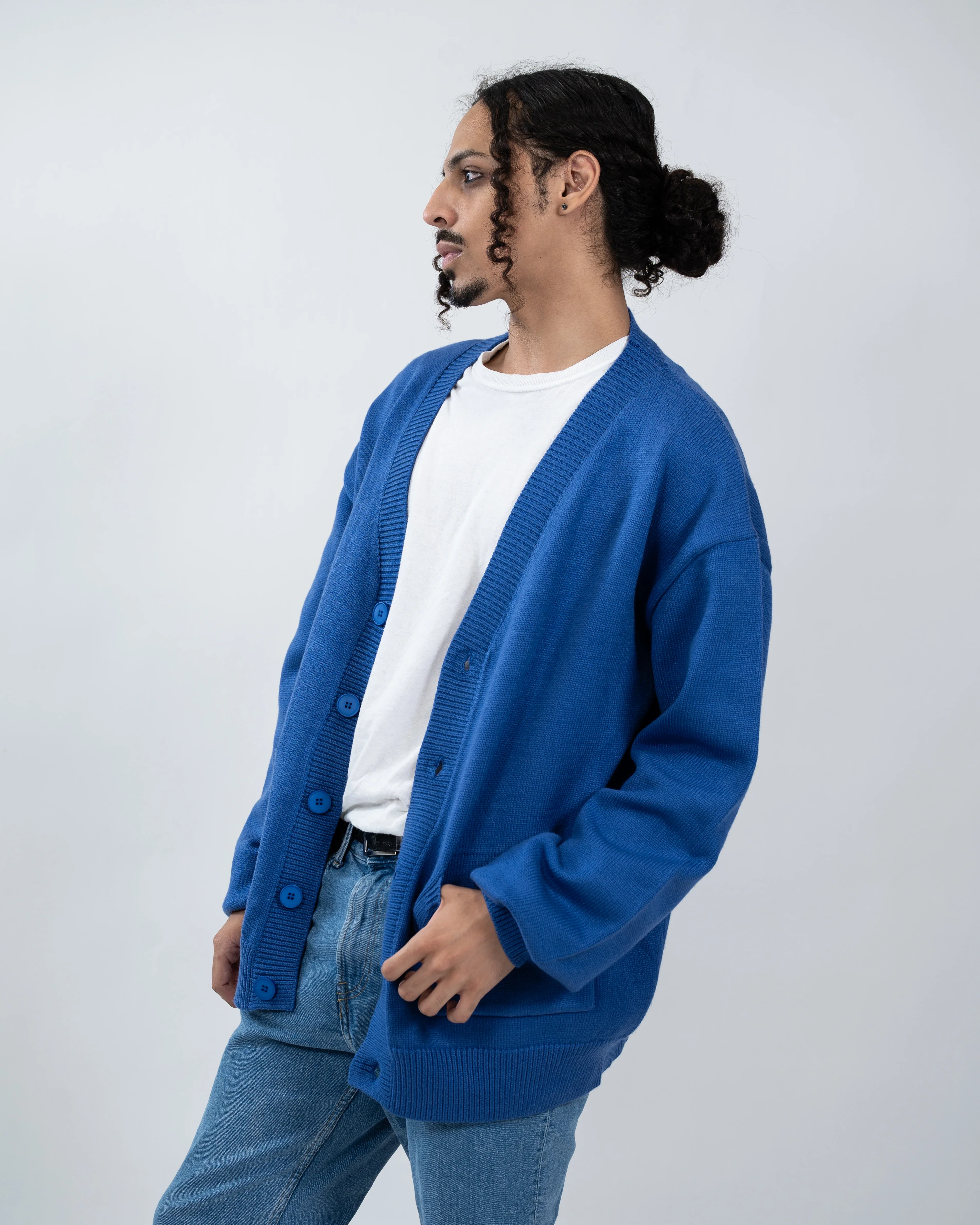 Dark Blue Cardigan - Image 8