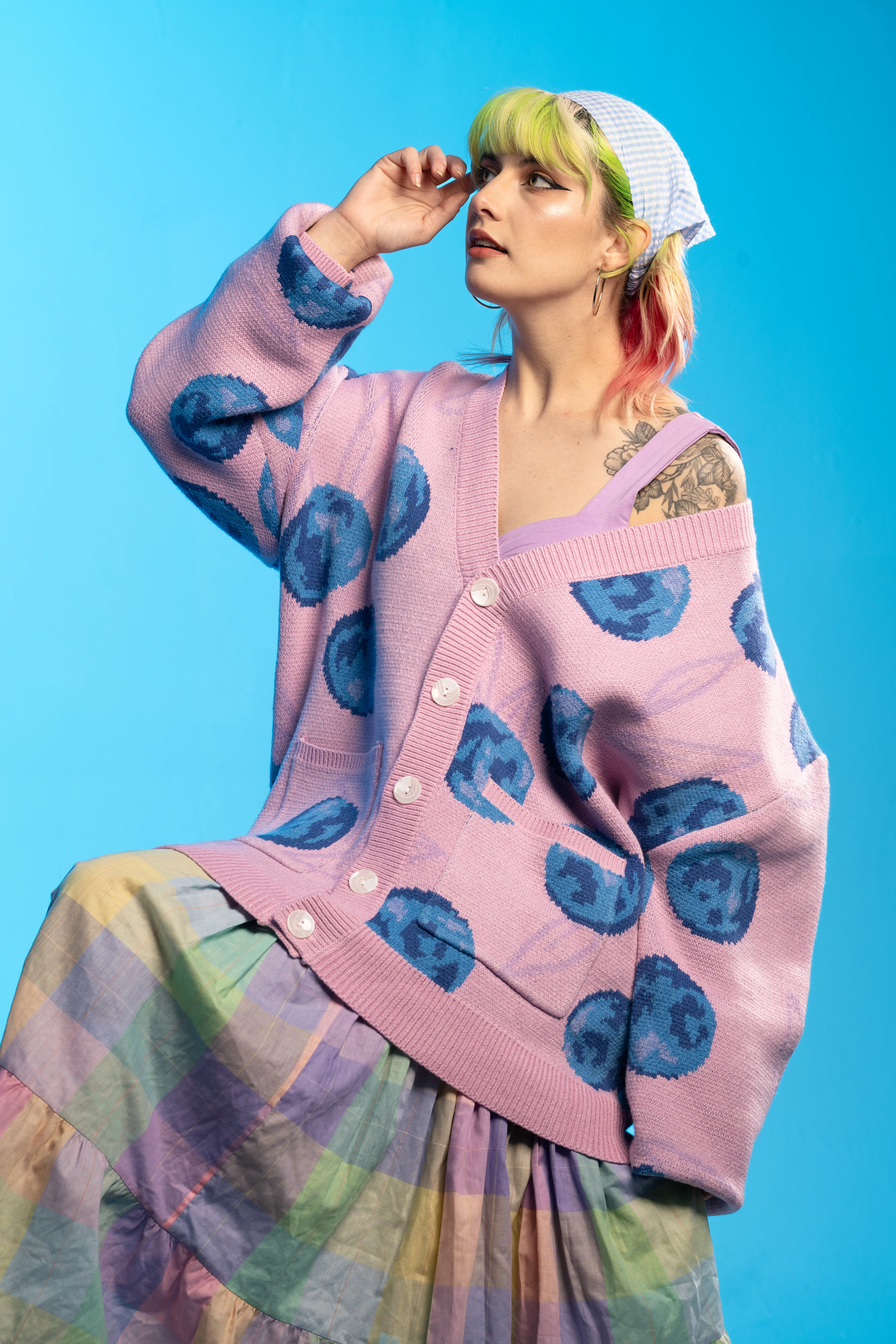 Feelin Blue-Berry Cardigan - Image 3