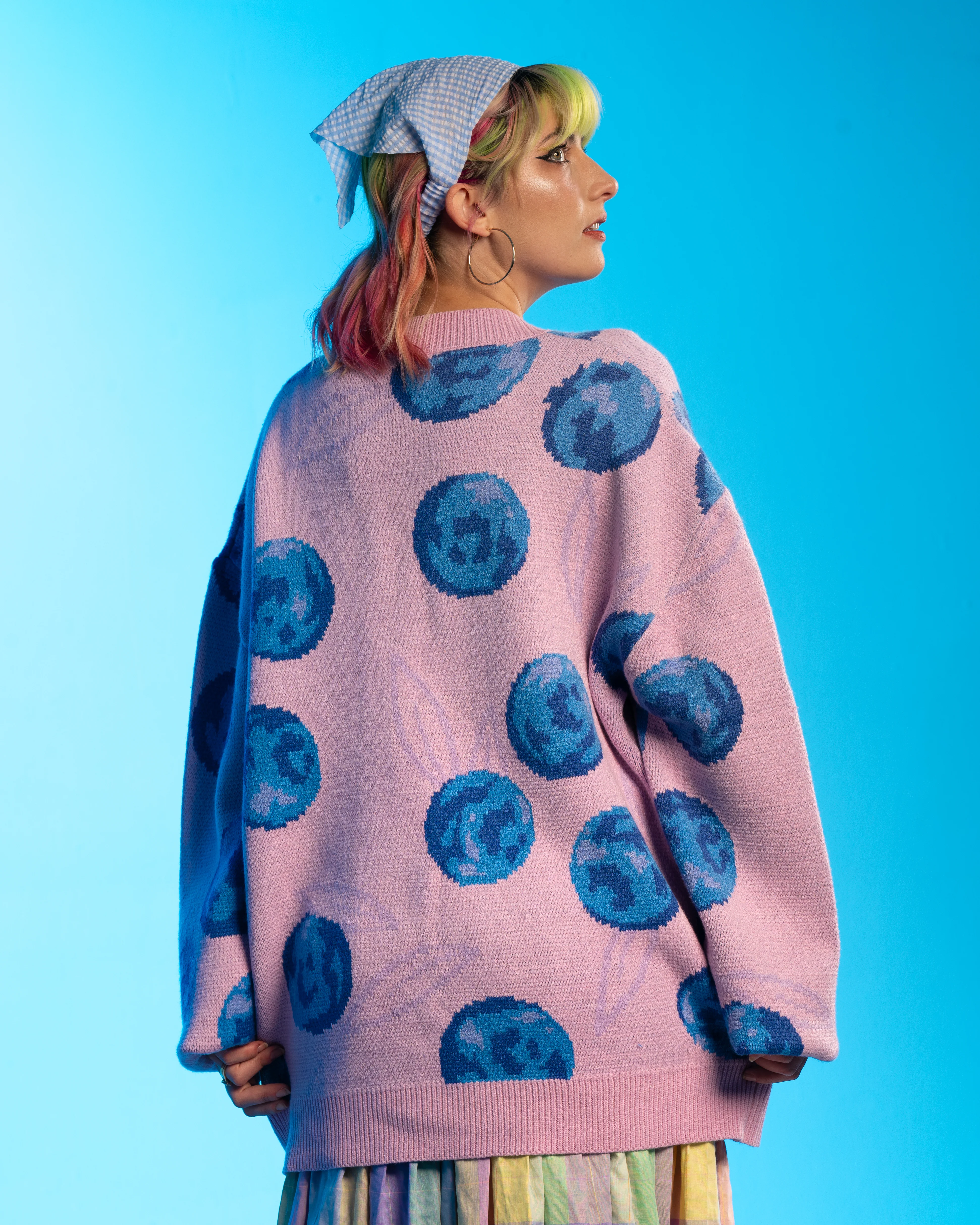 Feelin Blue-Berry Cardigan - Image 4