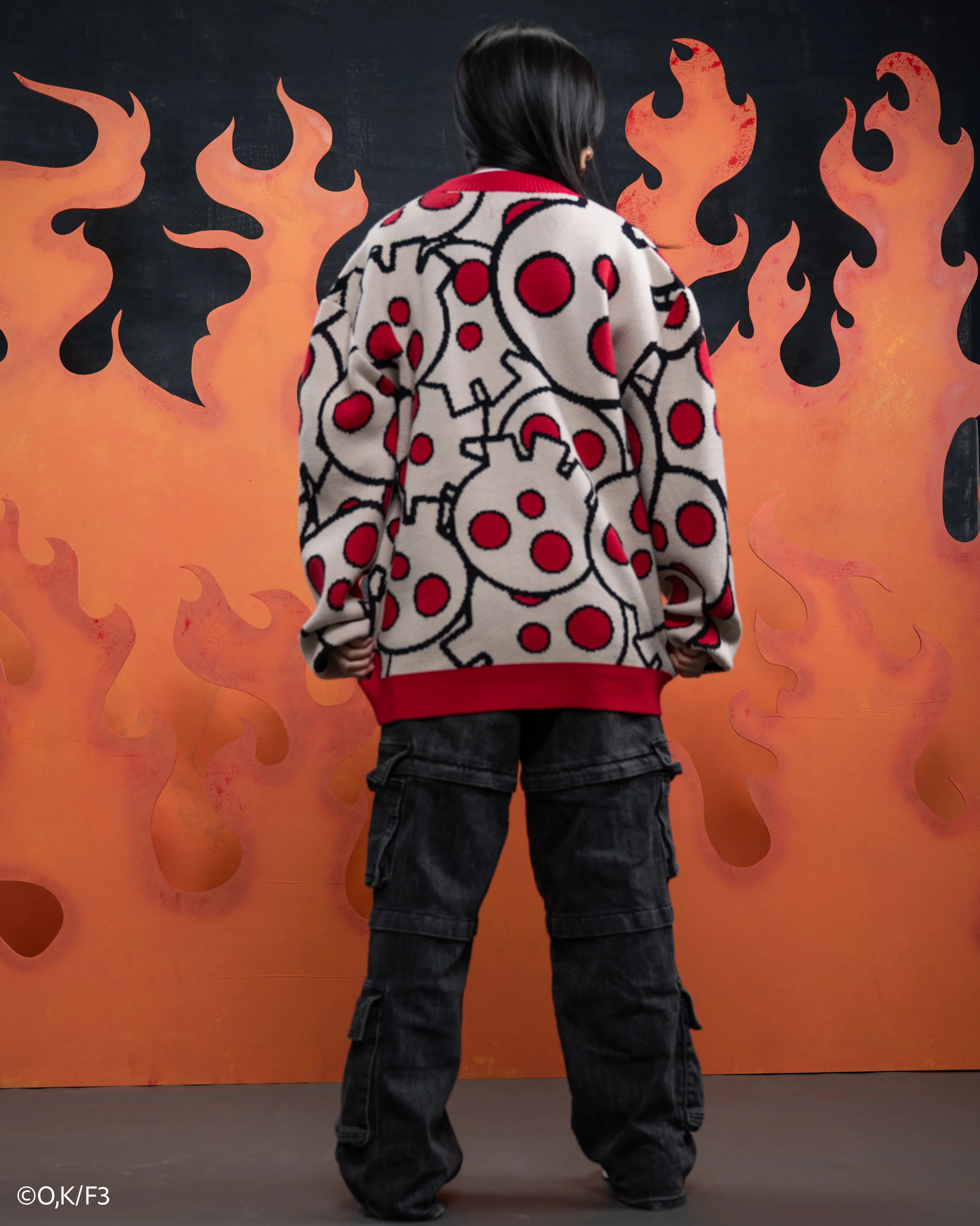 Fire Force Skull Cardigan - Image 4