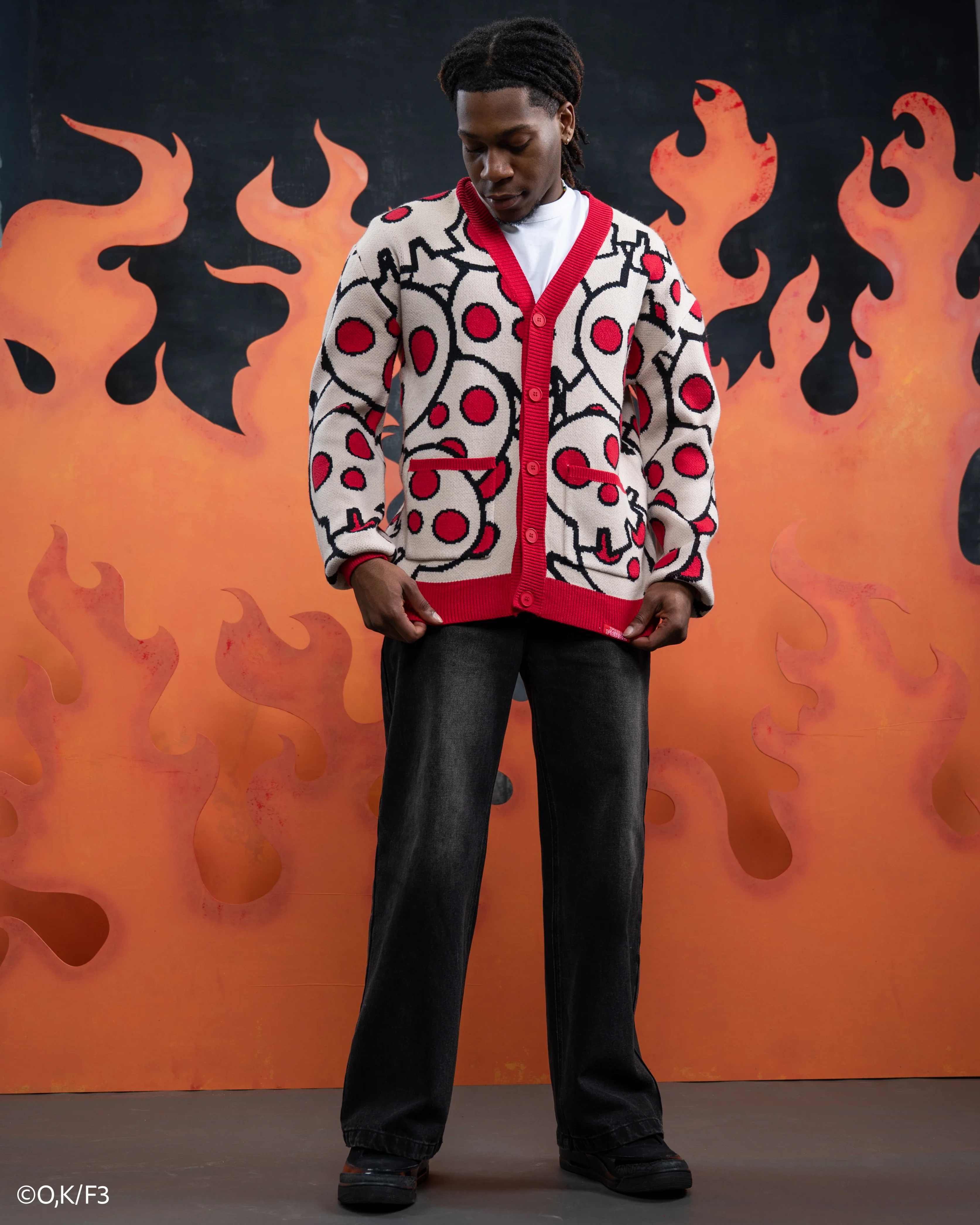 Fire Force Skull Cardigan - Image 7