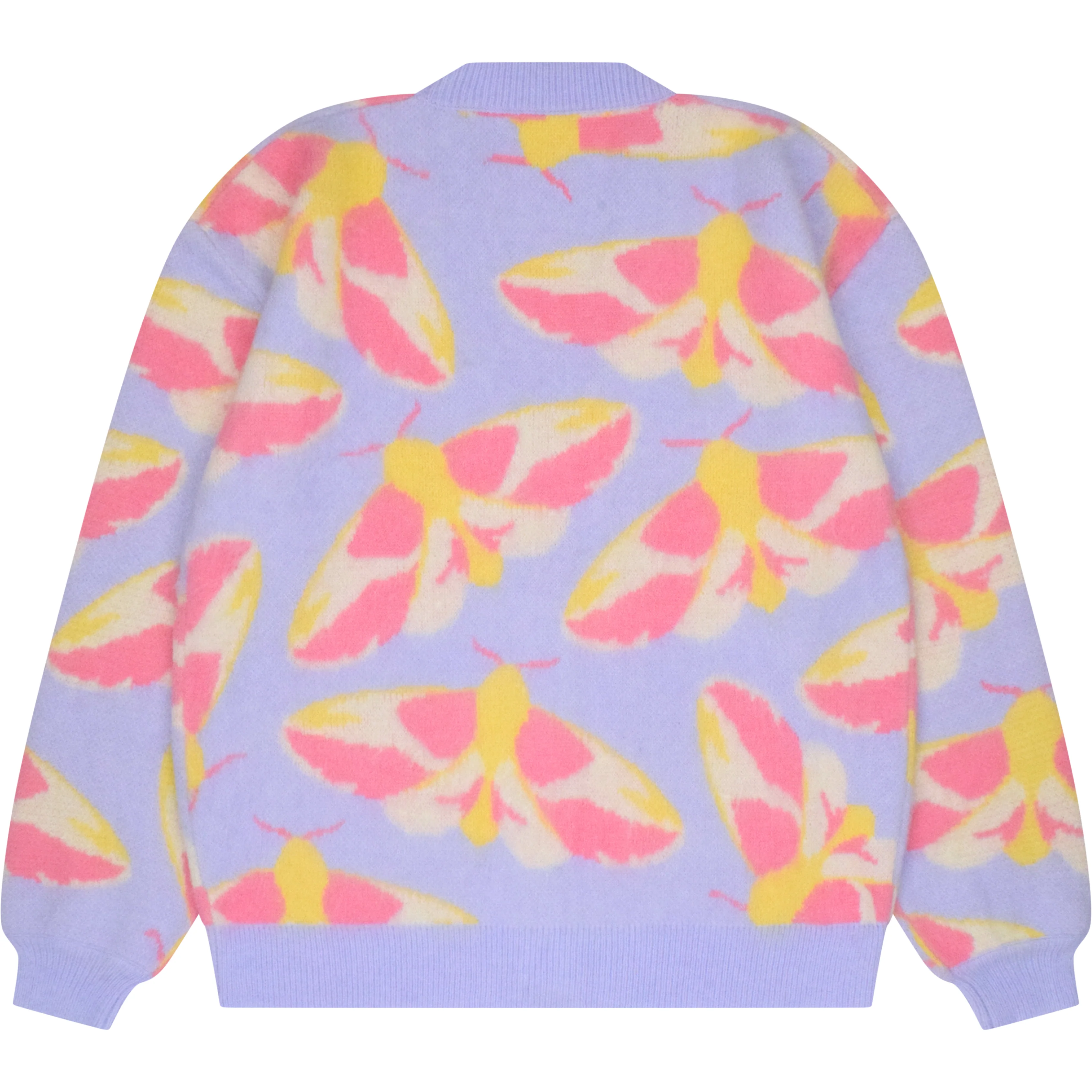 Fuzzy Rosy Maple Moth Cardigan - Image 2