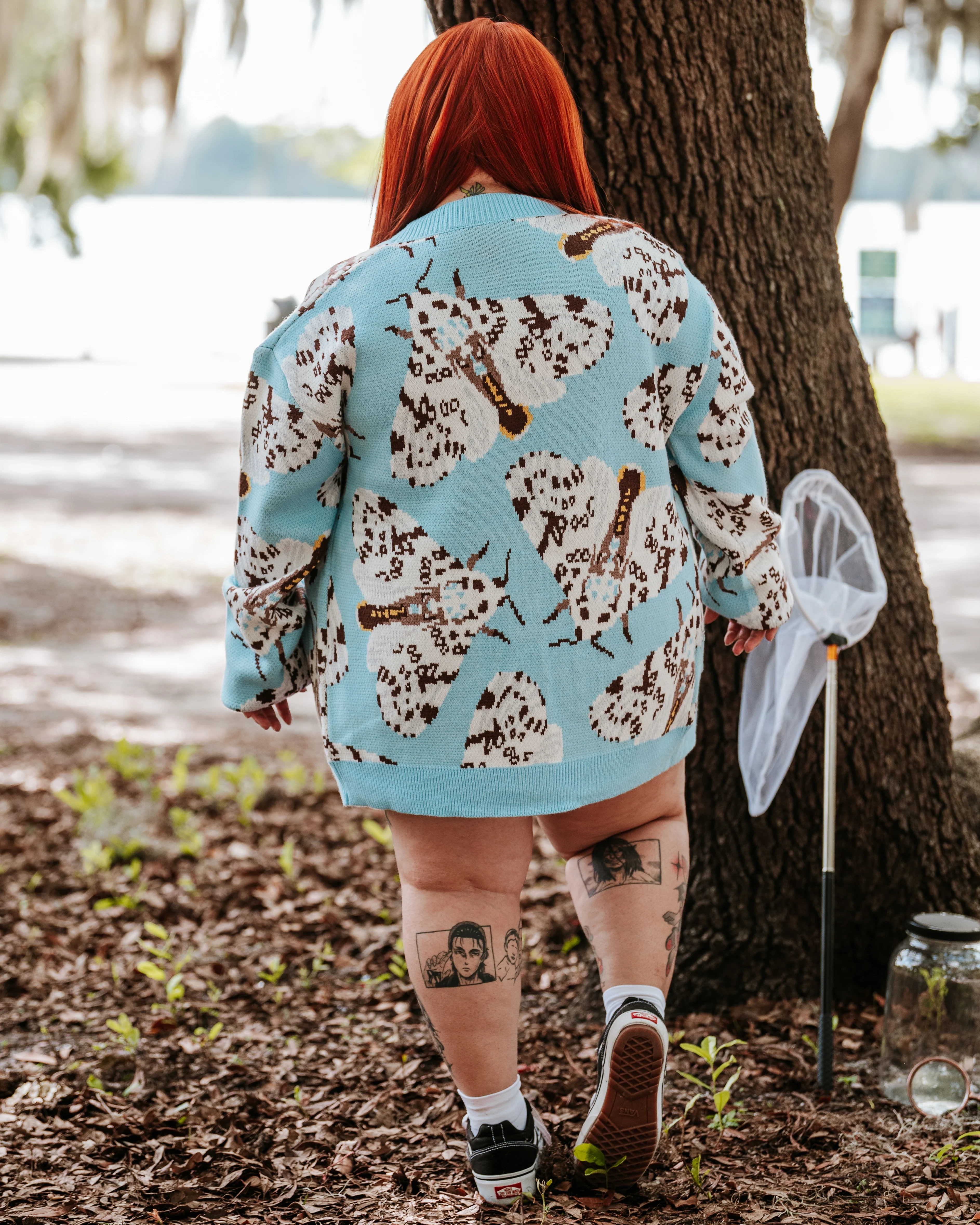 Giant Leopard Moth Cardigan - Image 4
