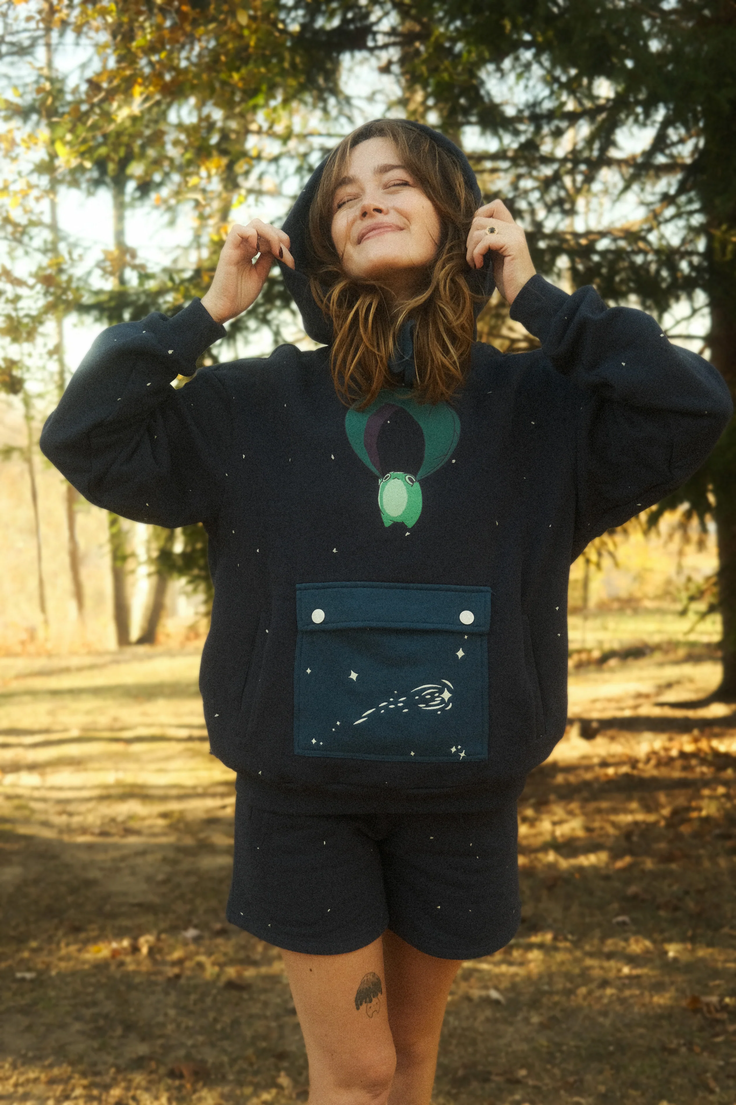 Gliding Frog Nighttime Shorts - Image 7