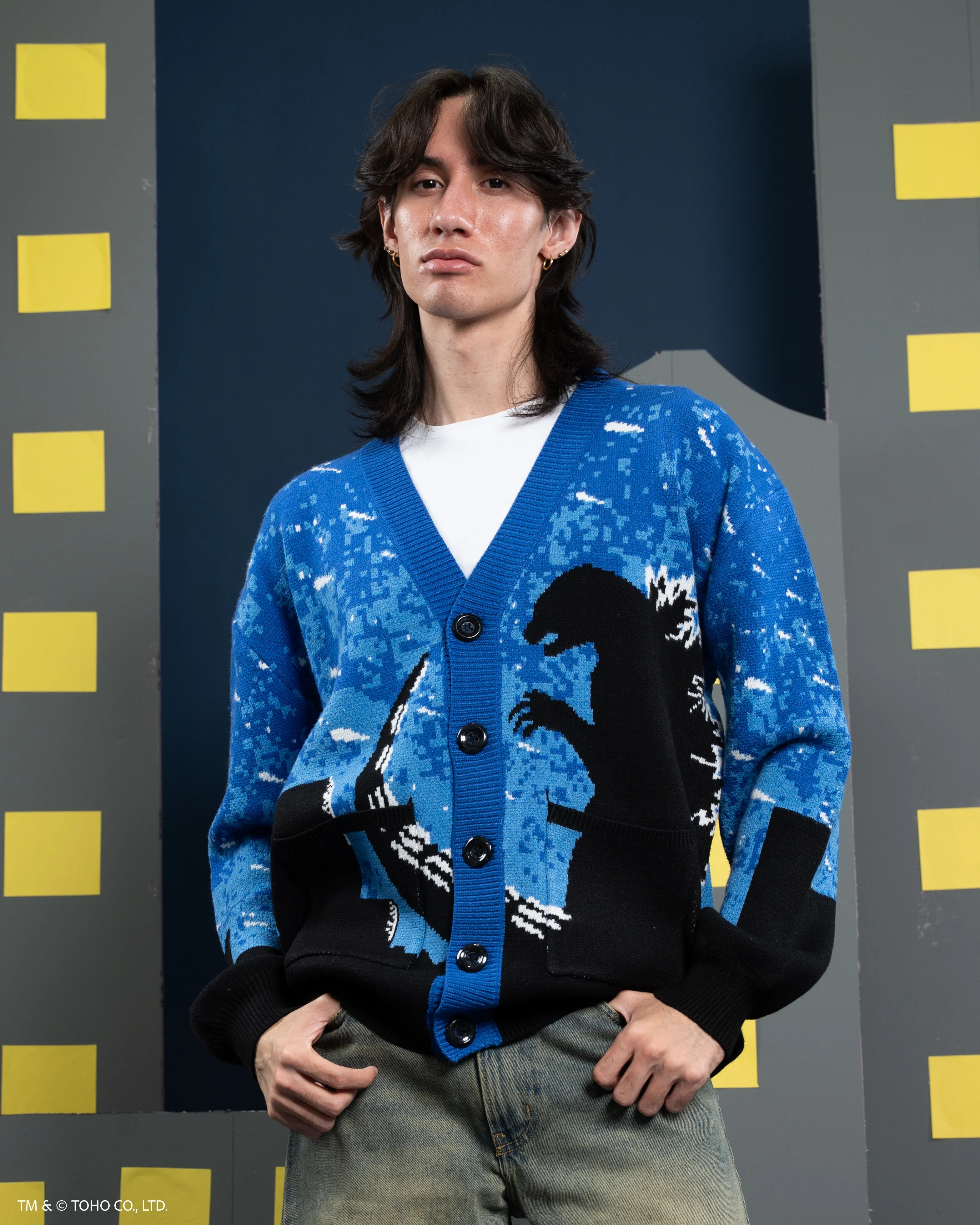 Godzilla Silhouette Cardigan - Image 15
