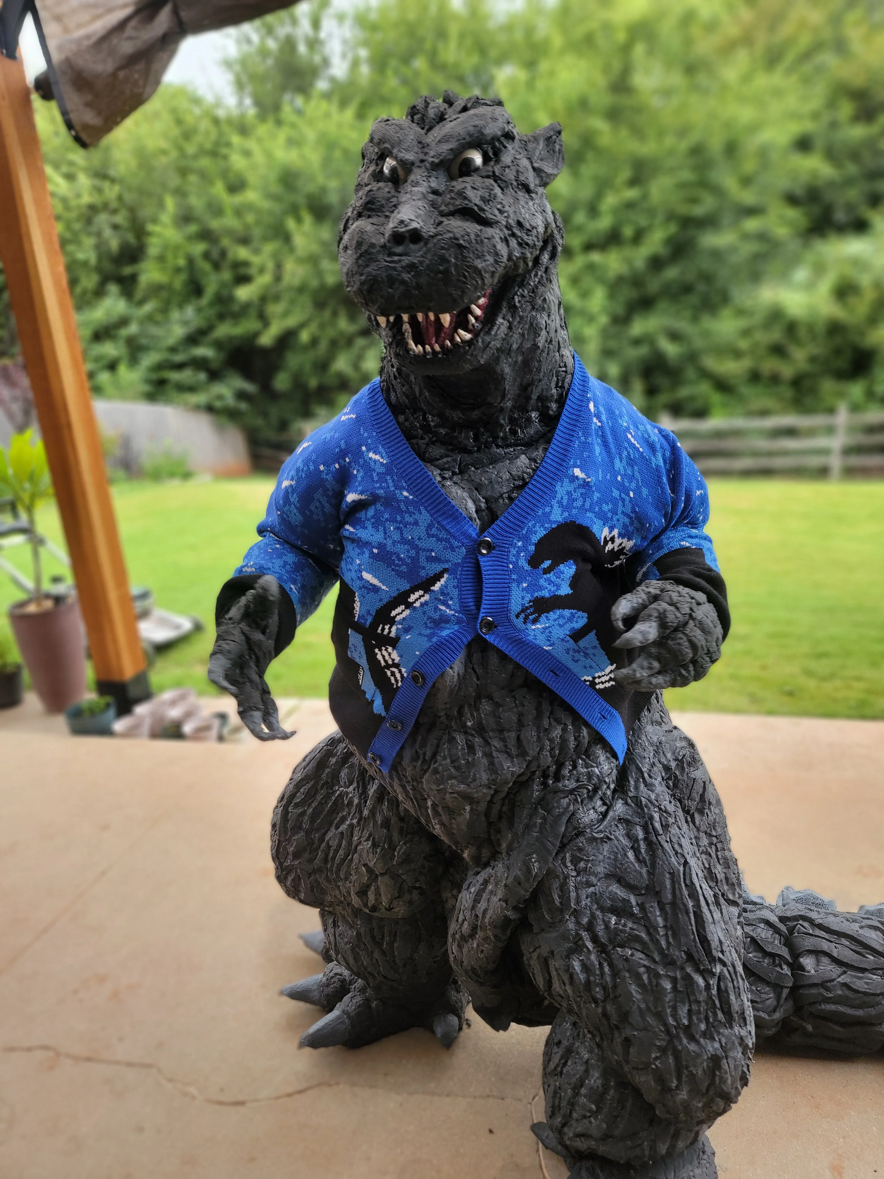 Godzilla Silhouette Cardigan - Image 17