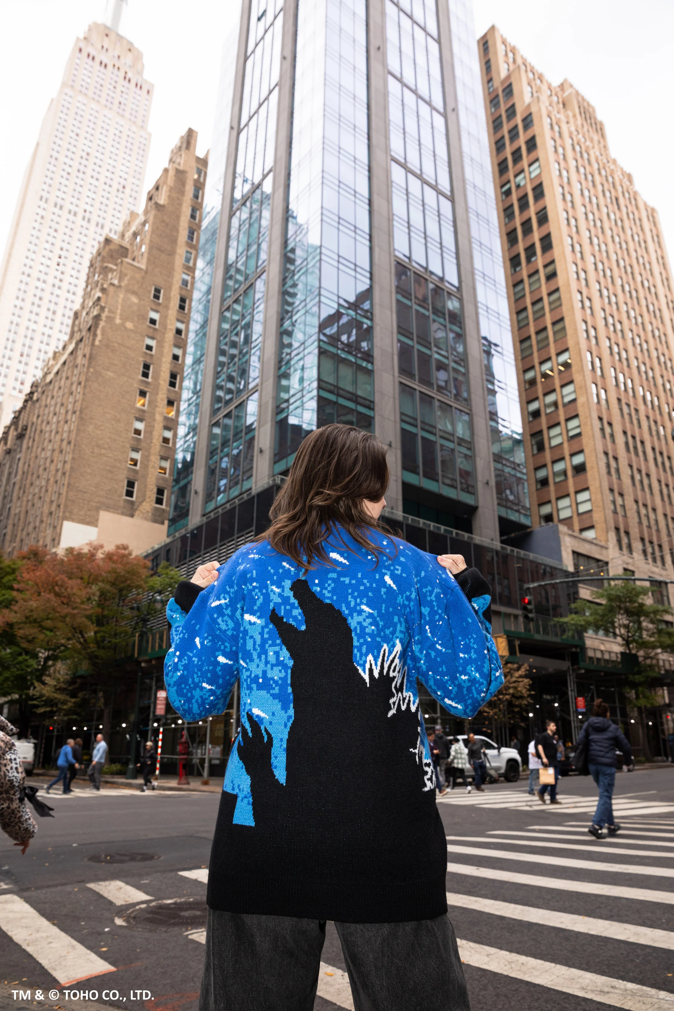 Godzilla Silhouette Cardigan - Image 7