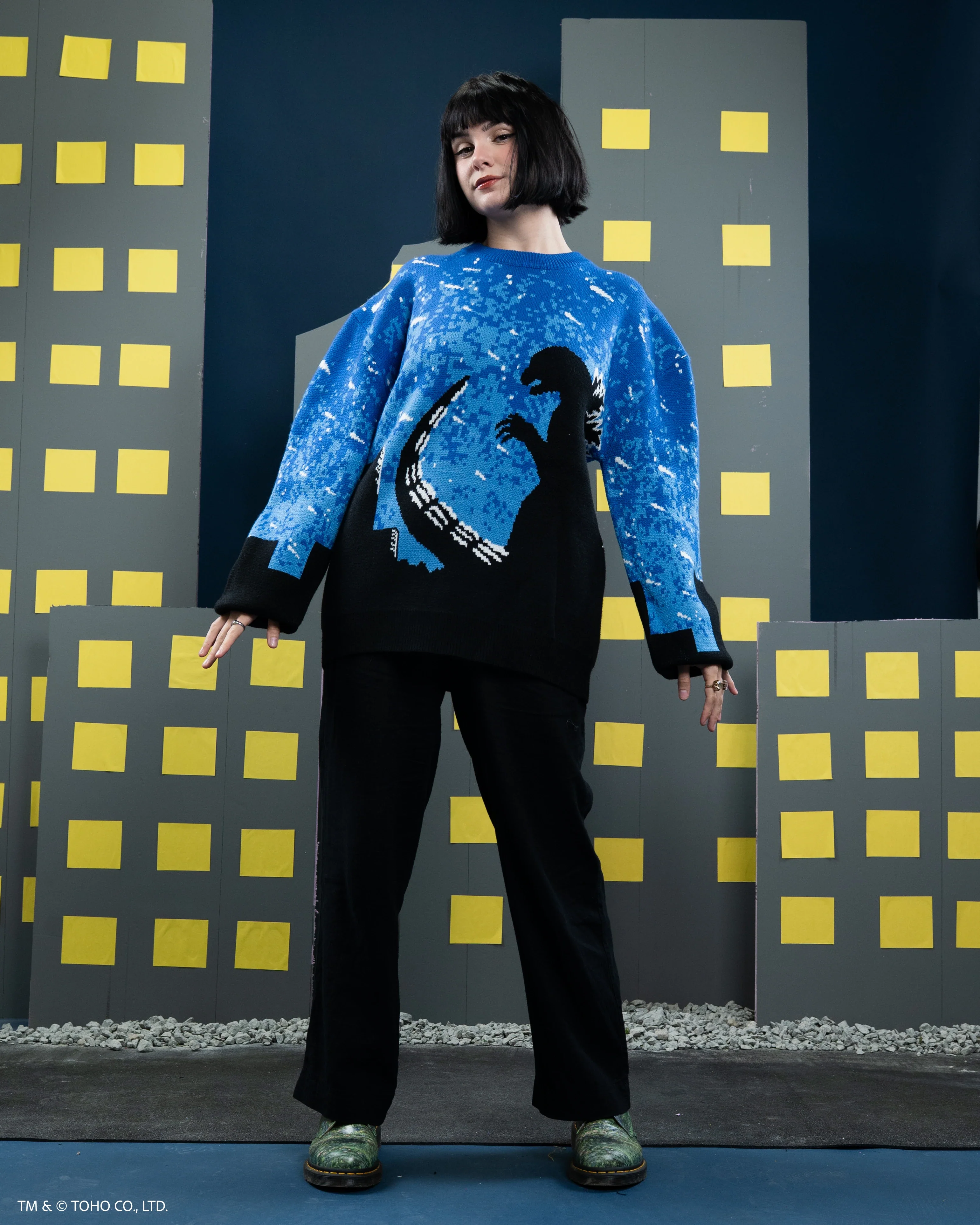 Godzilla Silhouette Sweater - Image 3