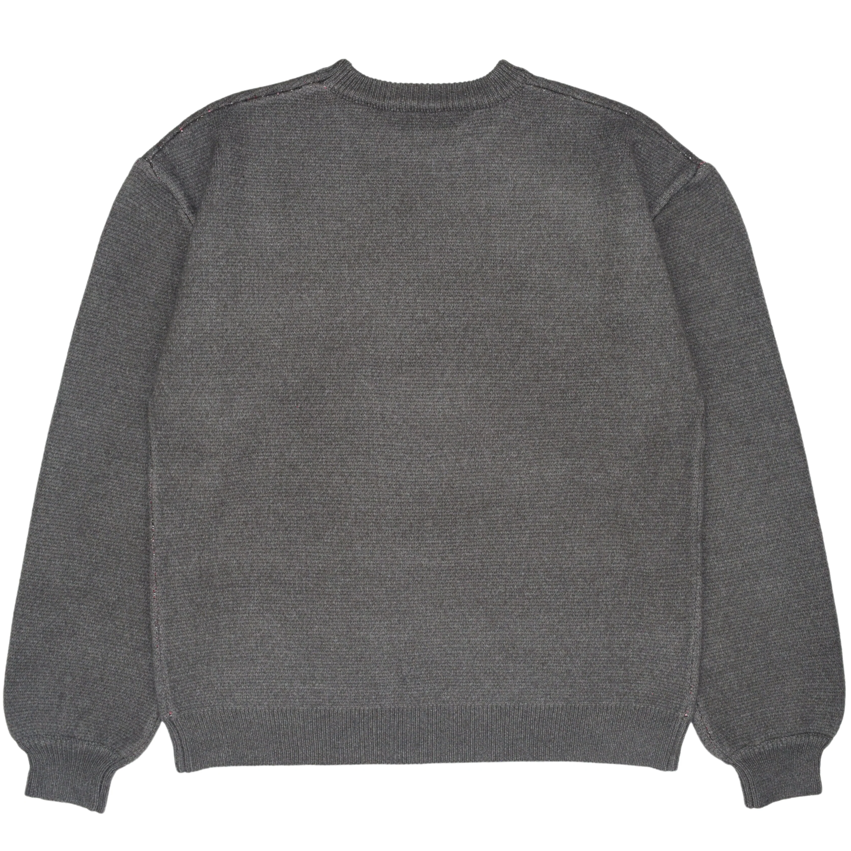 Grey Knit Gate Sweater - Image 2