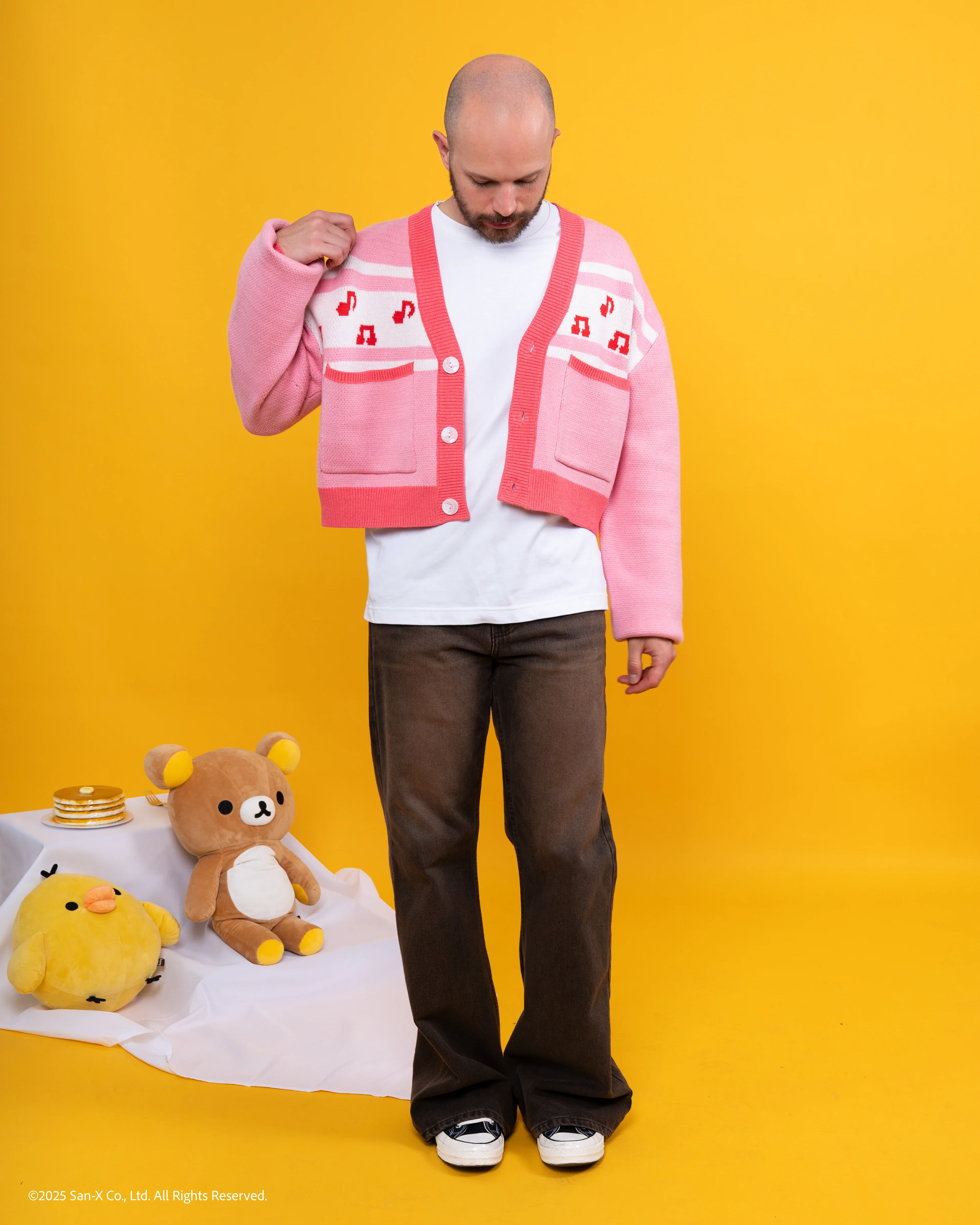 Korilakkuma Dance Cropped Cardigan - Image 5