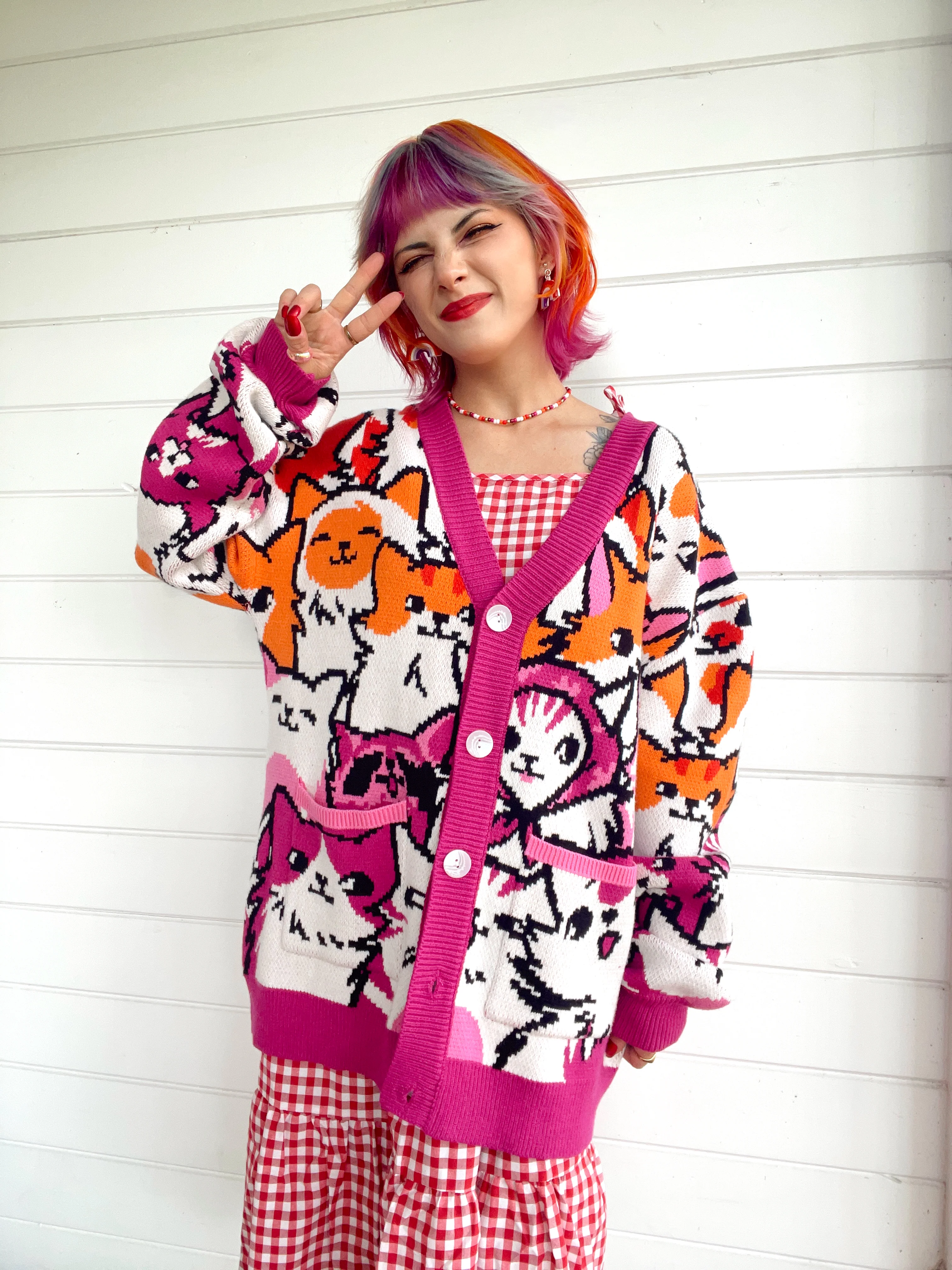 Lesbian Cat Cardigan - Image 4