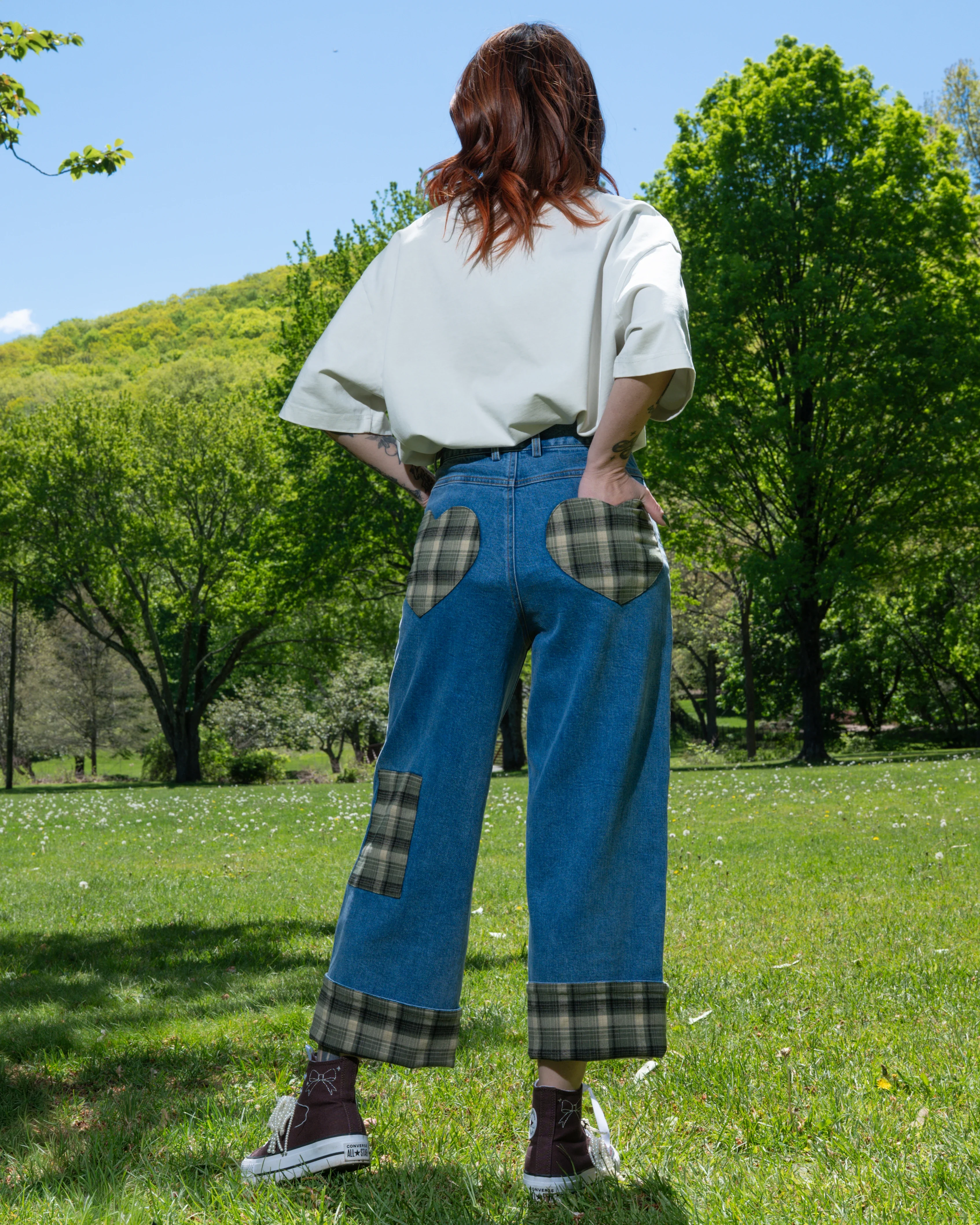 Mackle Bottom Jeans - Image 12