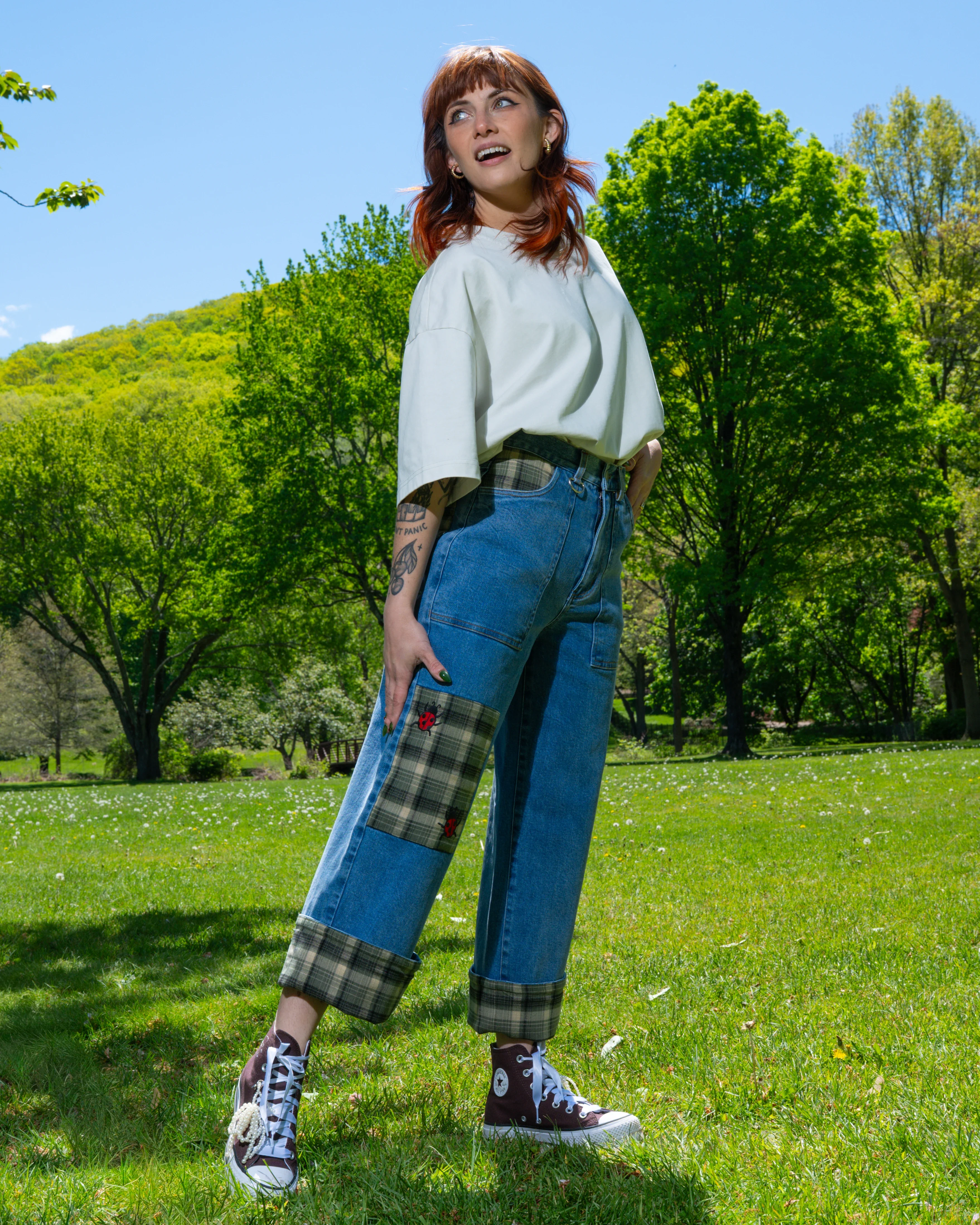 Mackle Bottom Jeans - Image 14