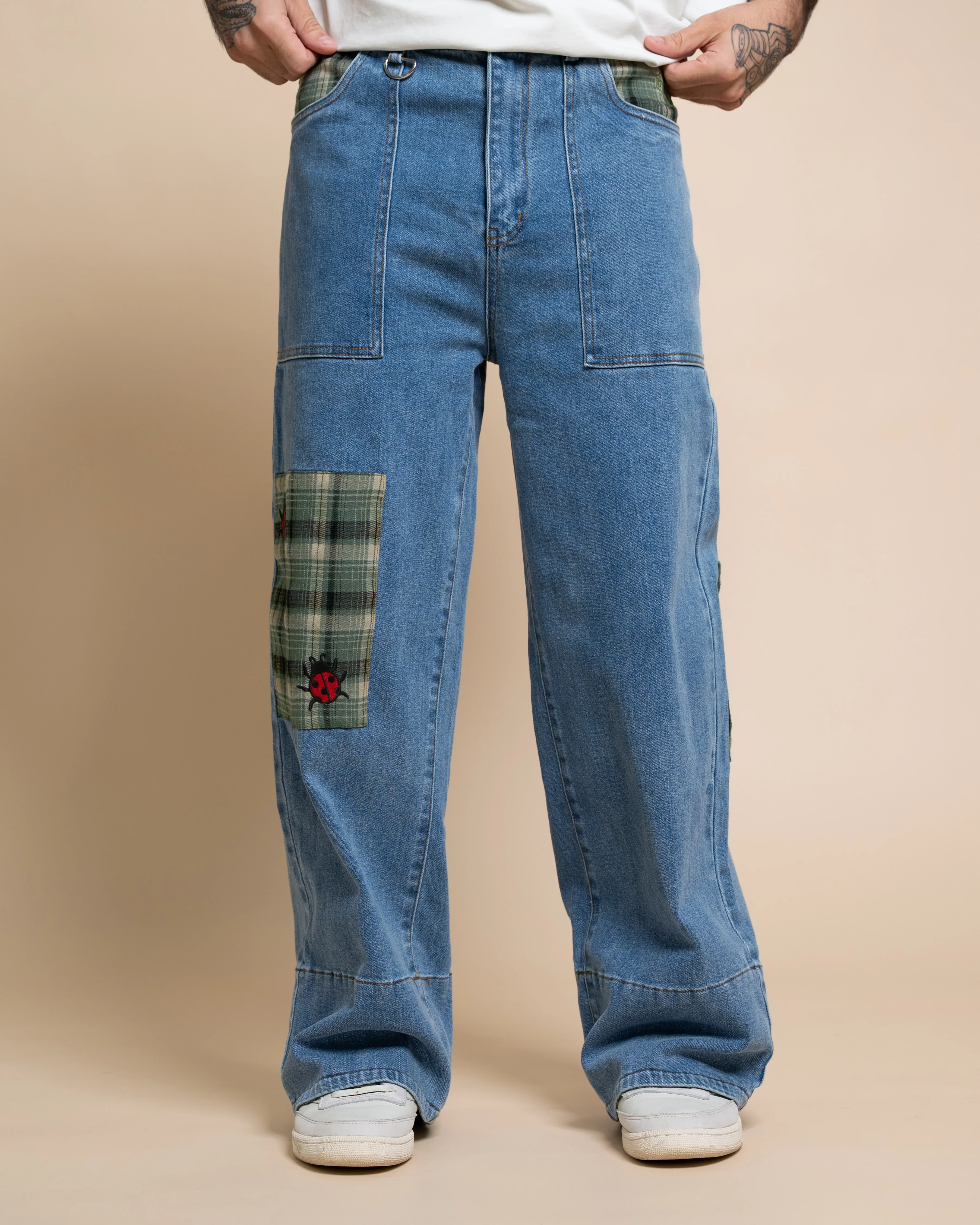 Mackle Bottom Jeans - Image 15