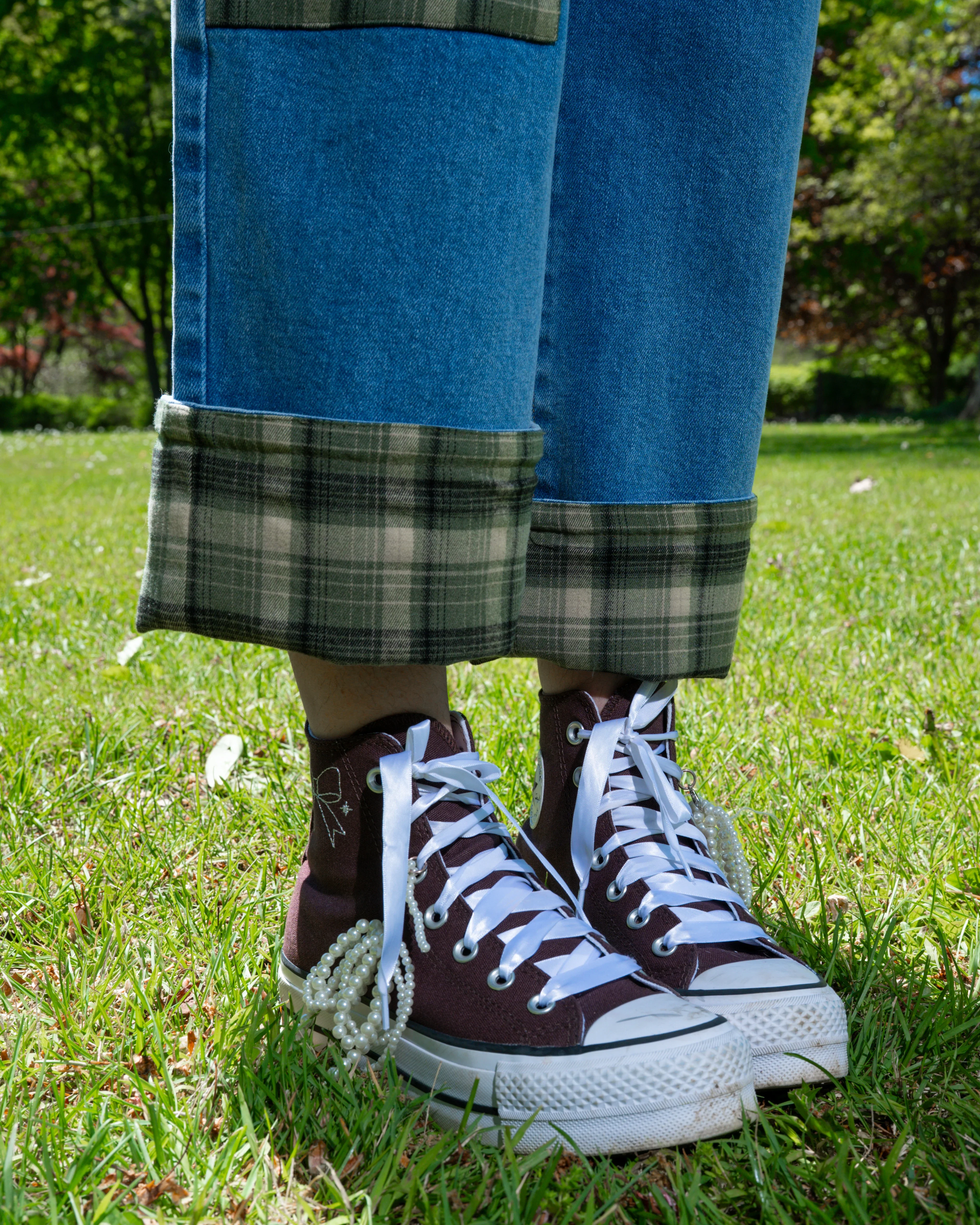 Mackle Bottom Jeans - Image 26