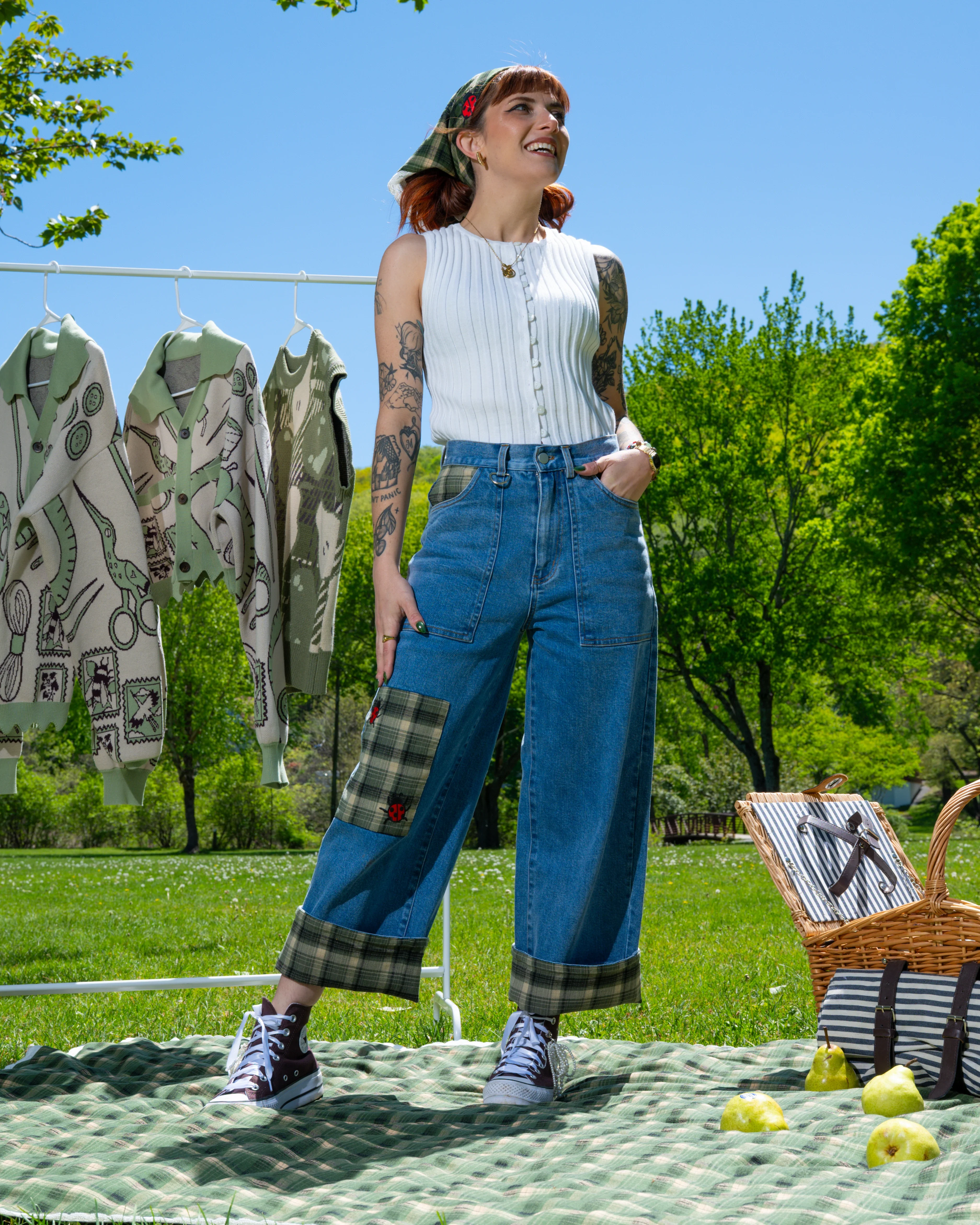 Mackle Bottom Jeans - Image 5