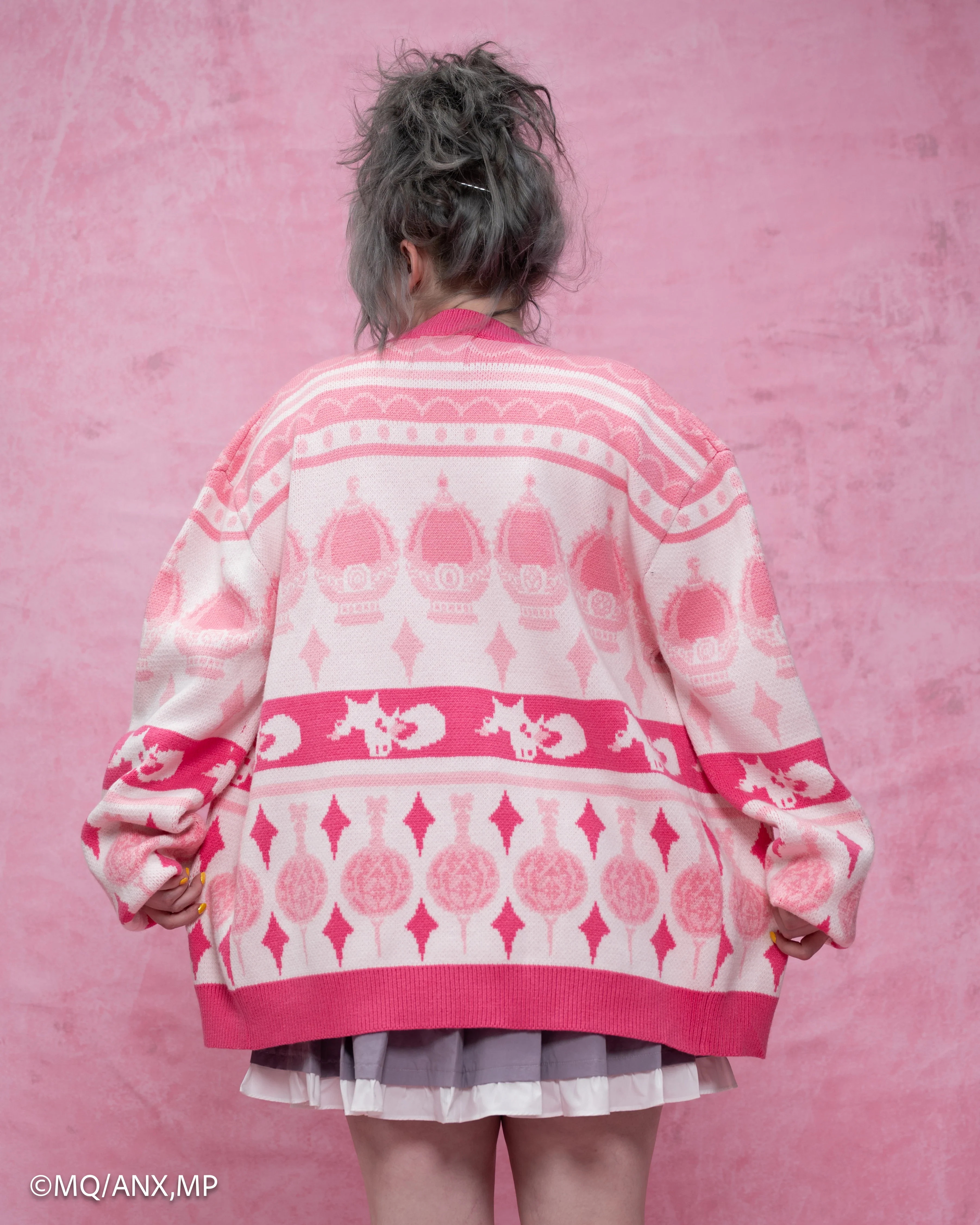 Madoka Magica Patterned Cardigan - Image 5