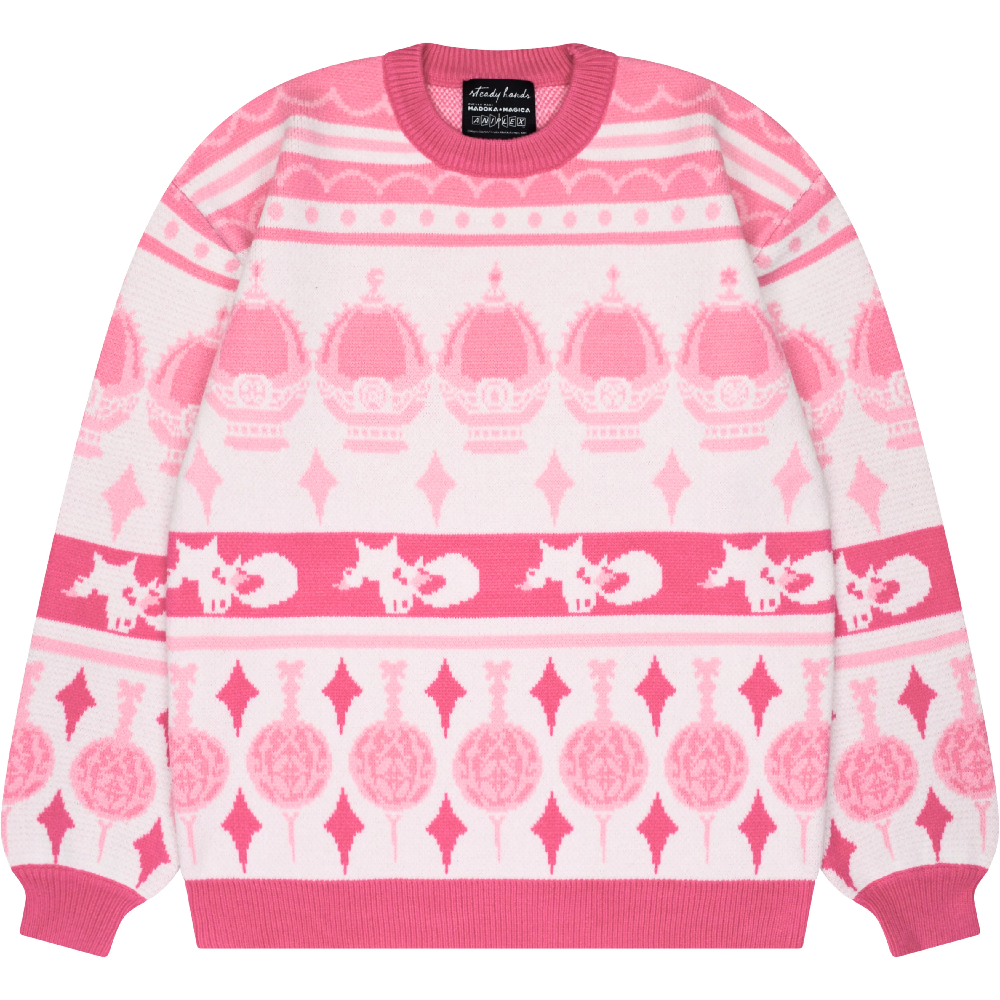 Madoka Magica Patterned Sweater