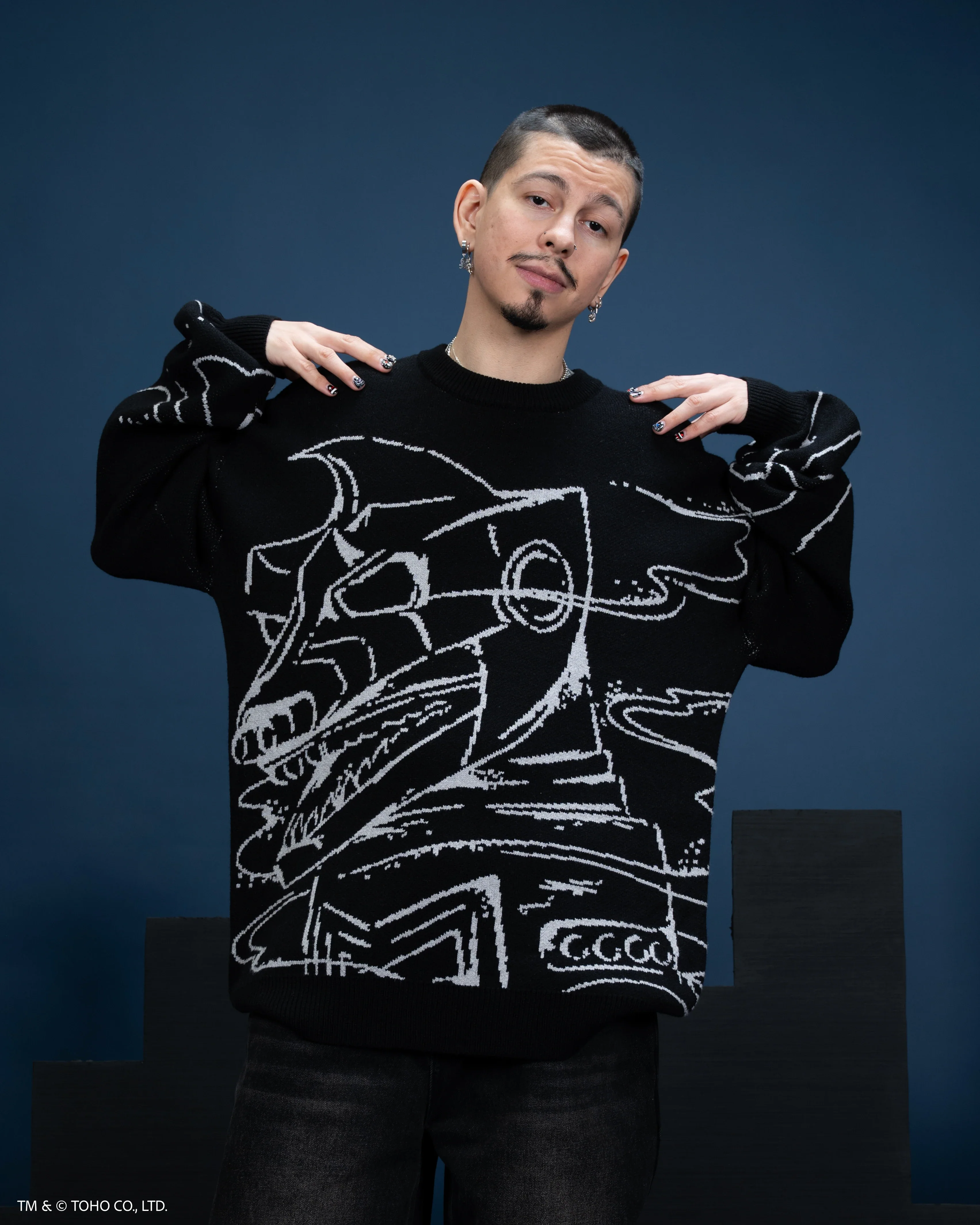 Mechagodzilla Attack Sweater - Image 6