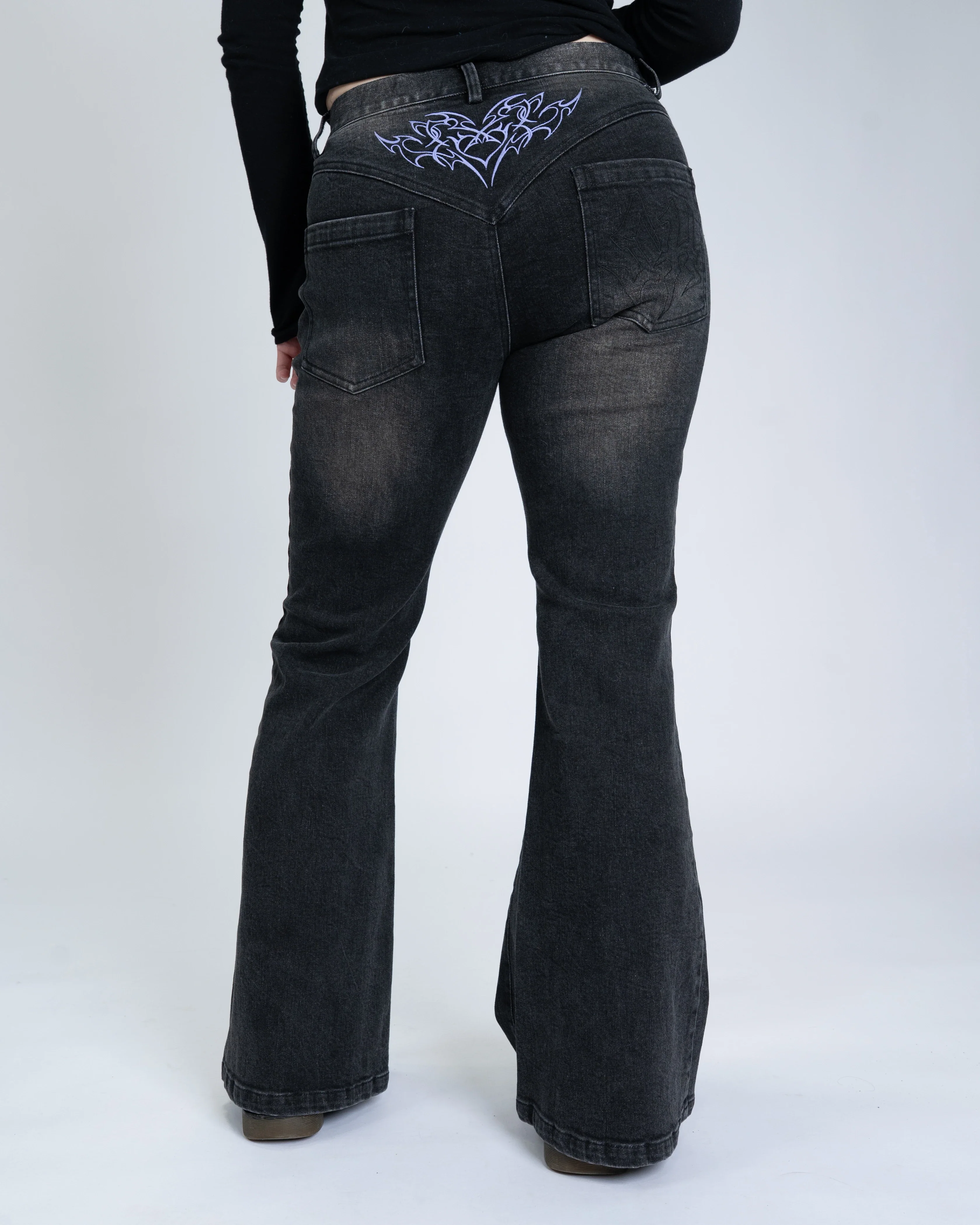 Medium Rise Tramp Stamp Jeans - Image 15
