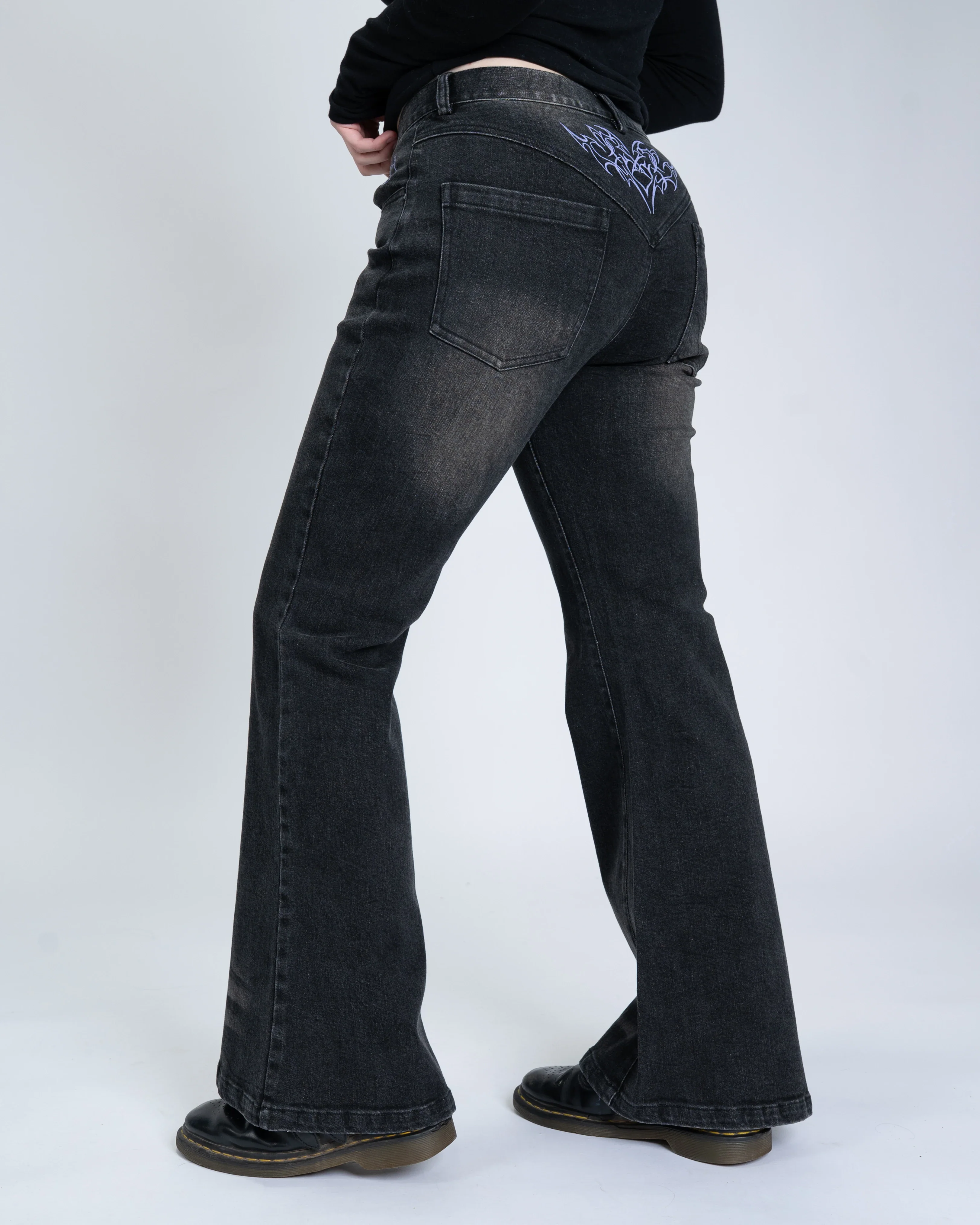 Medium Rise Tramp Stamp Jeans - Image 16