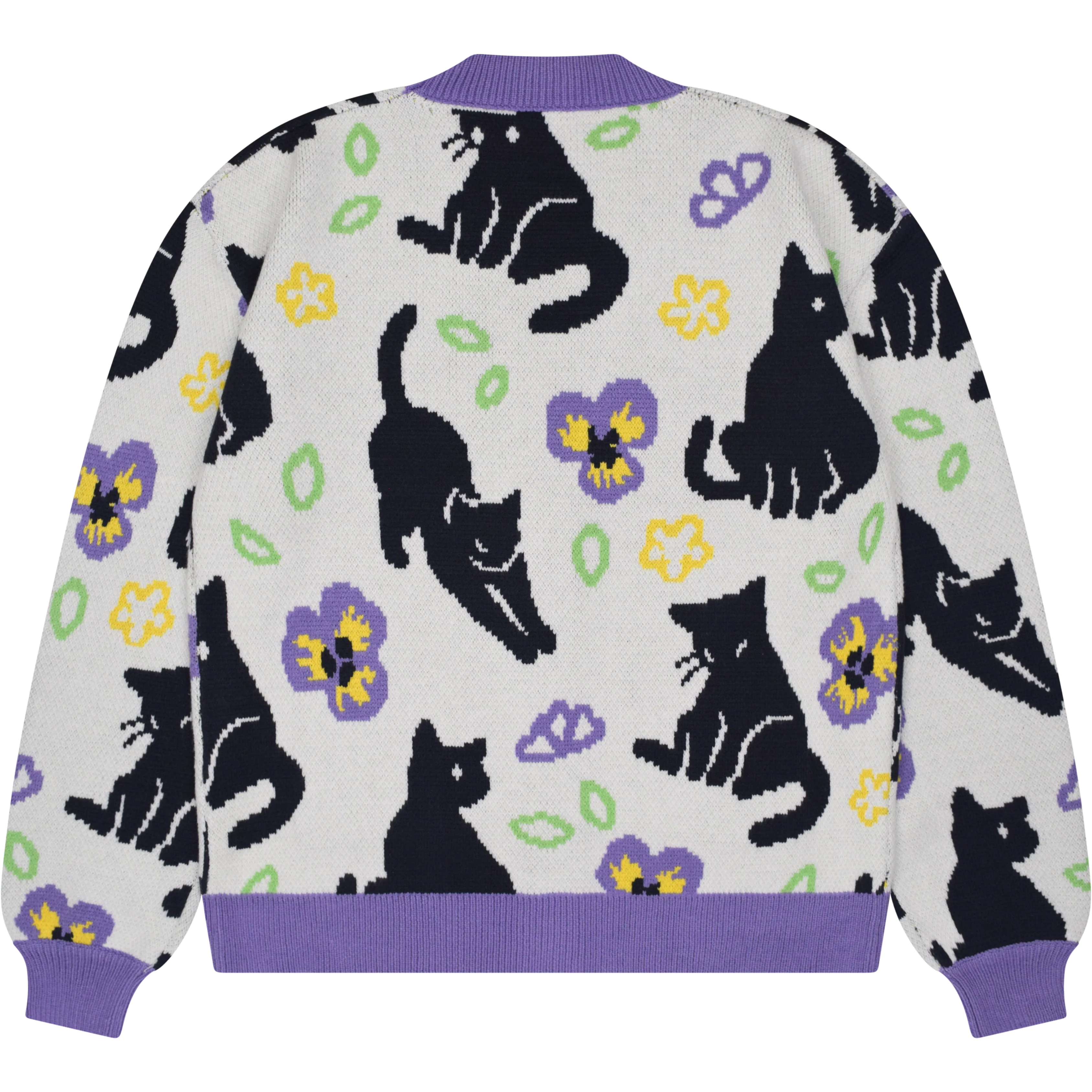 Meowin' Around Cardigan - Image 2
