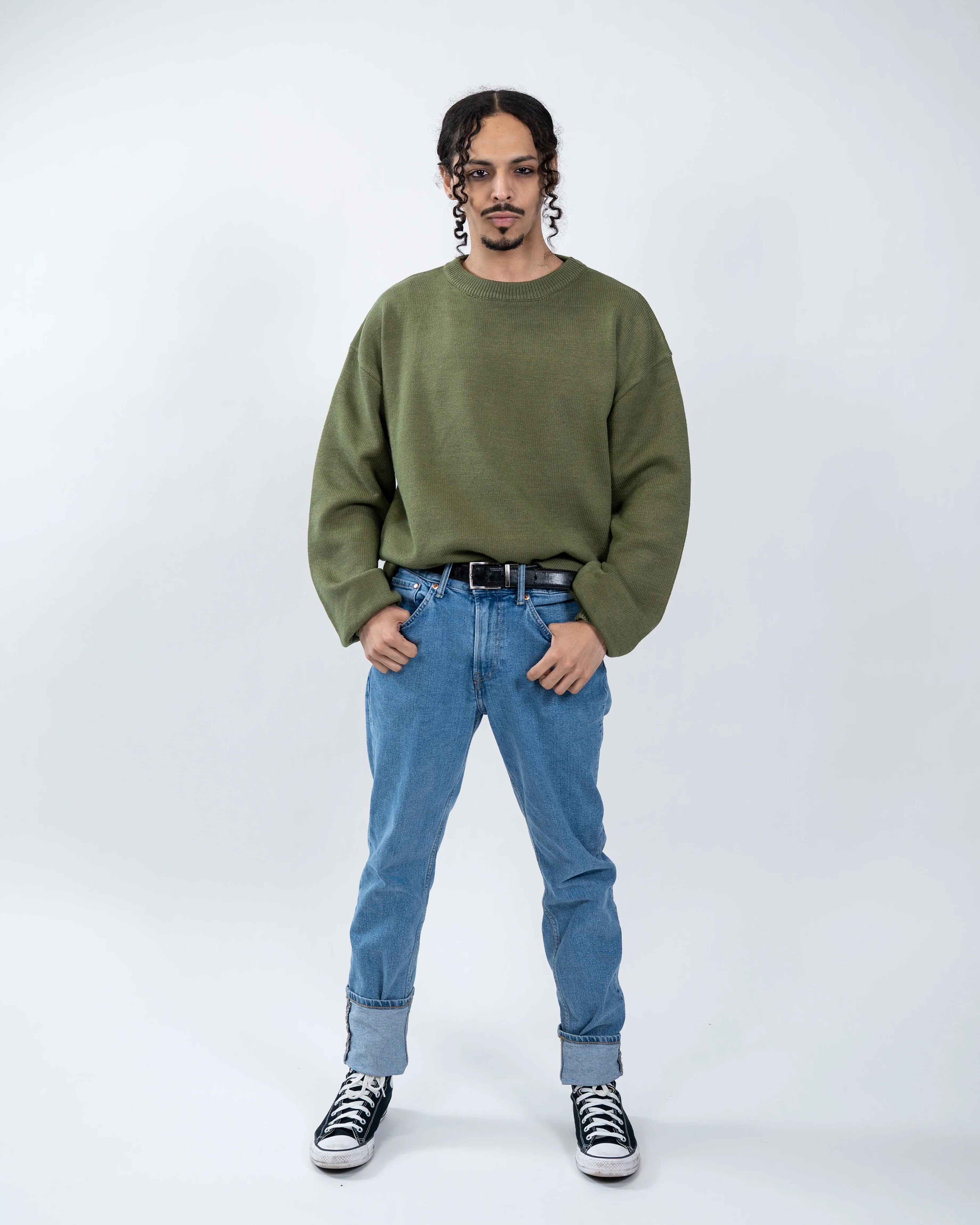 Moss Green Sweater - Image 3