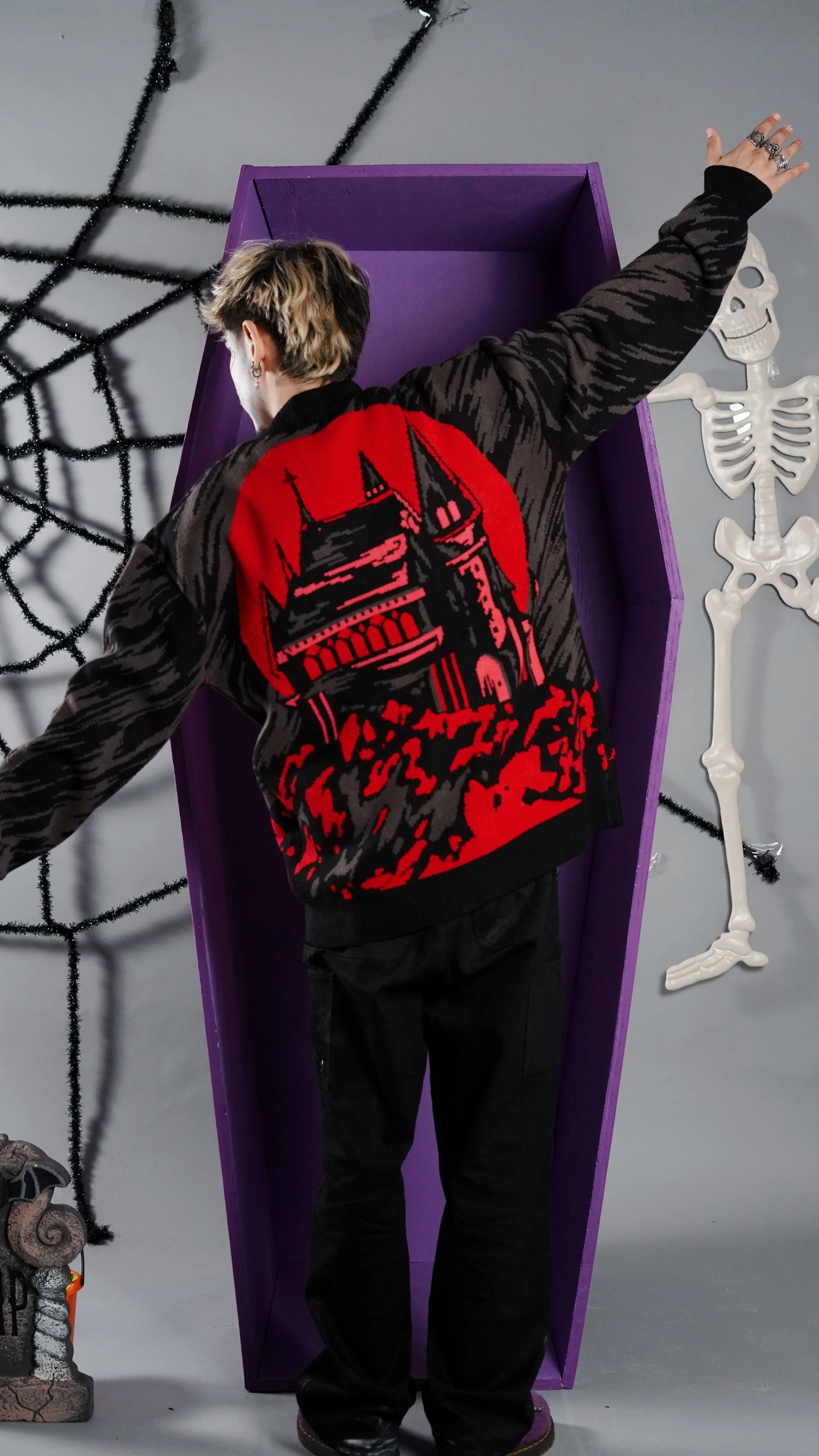 Oh Snap this house is HAUNTED! Cardigan - Image 6